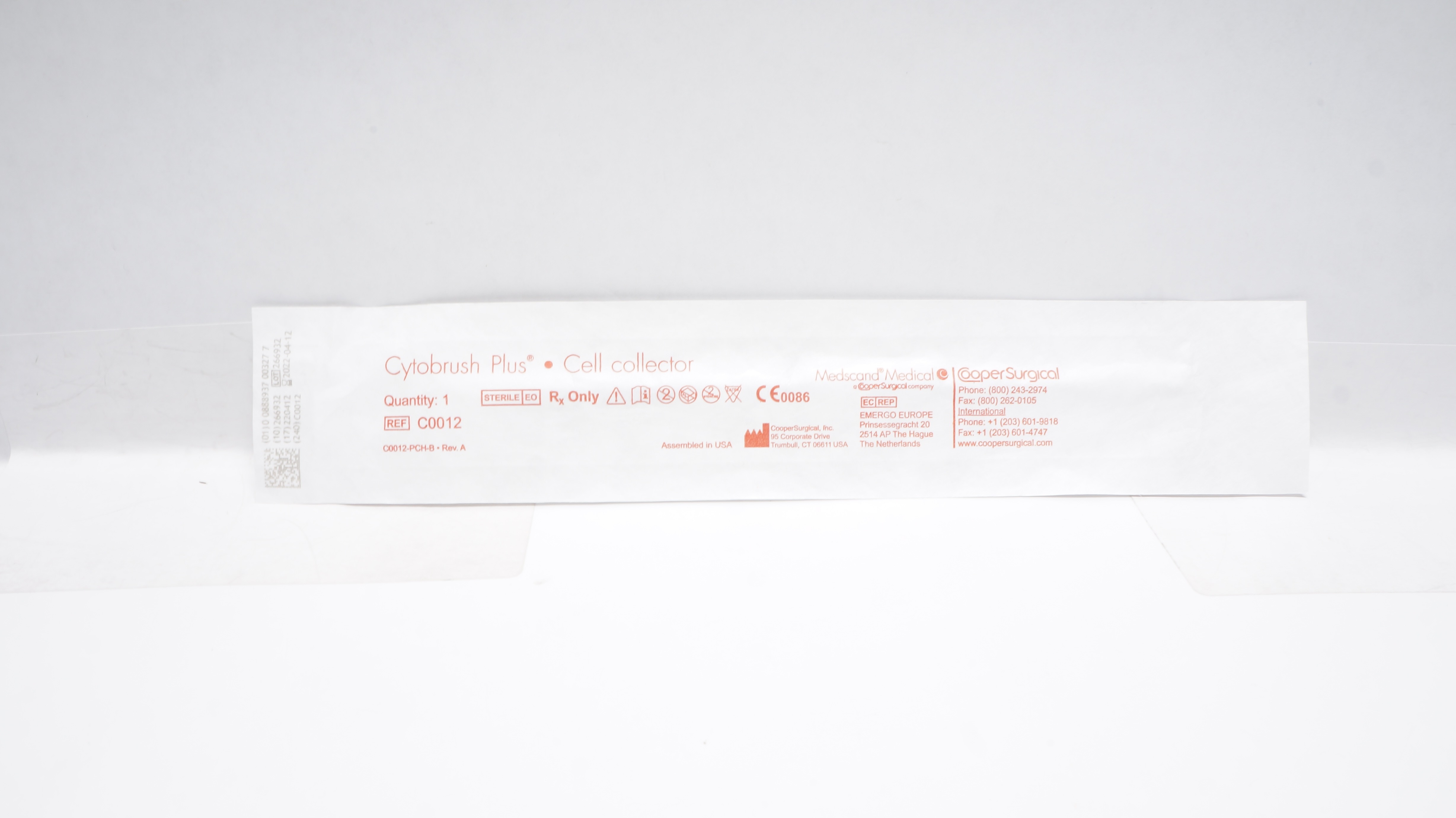 Cooper Surgical C0012 Medscand Cytobrush Plus Cell Collector (x)