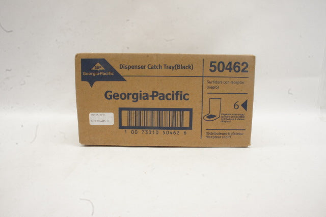Georgia-Pacific 50462 Dispenser Catch Tray Black - Case of 6