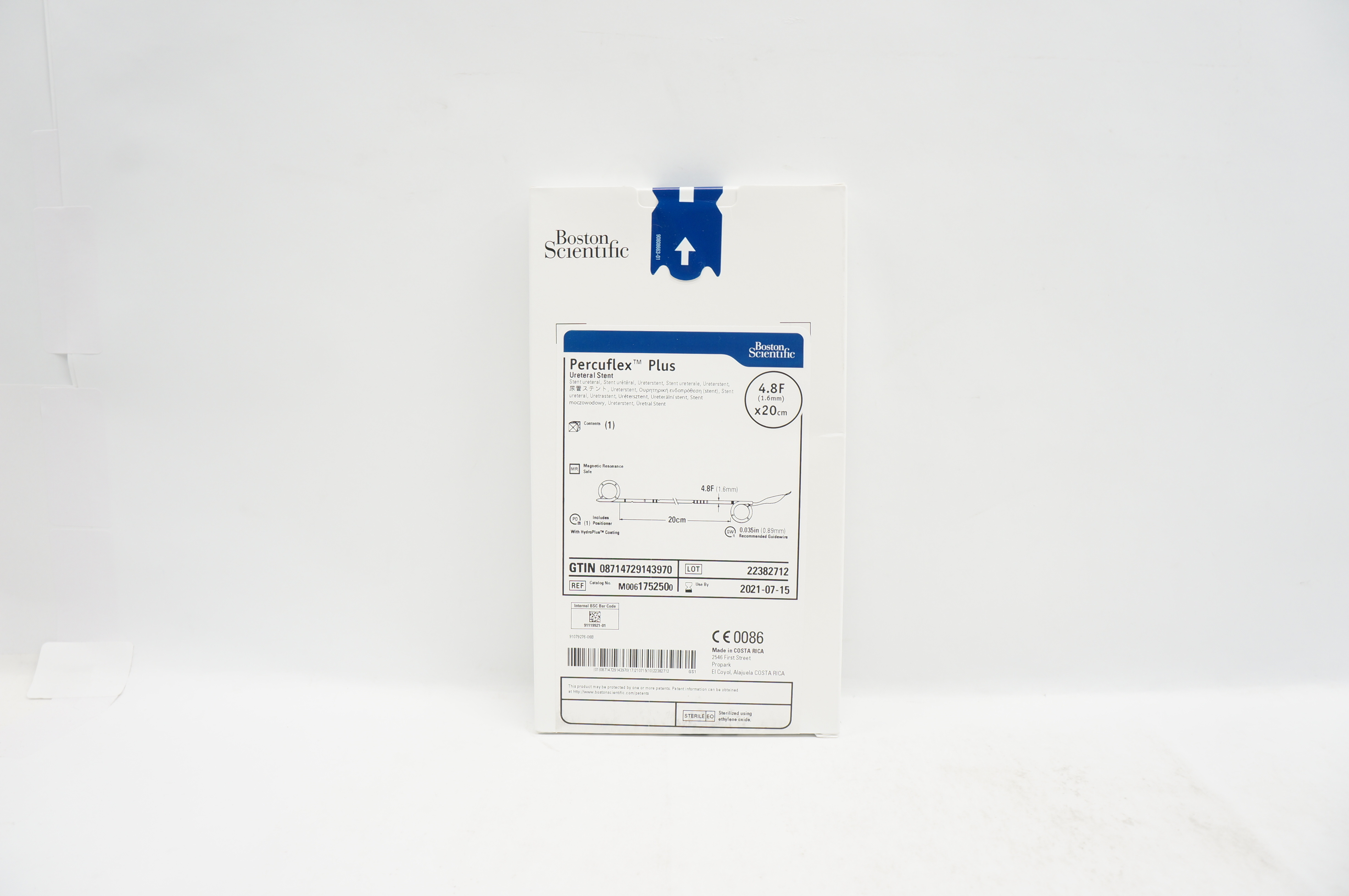 Boston Scientific 175250 Percuflex Plus Ureteral Stnt 4.8F x 20cm (x)