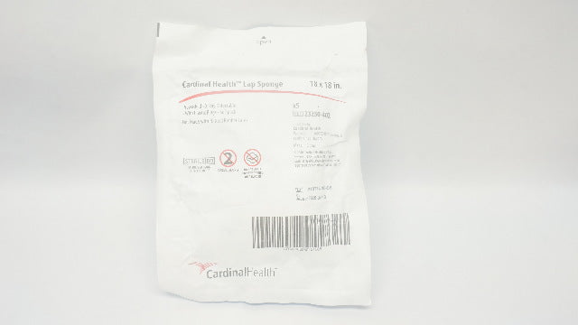 Cardinal Health 23250-402 Lap Sponges Prewashed X-Ray Detectable 18 x 18inch