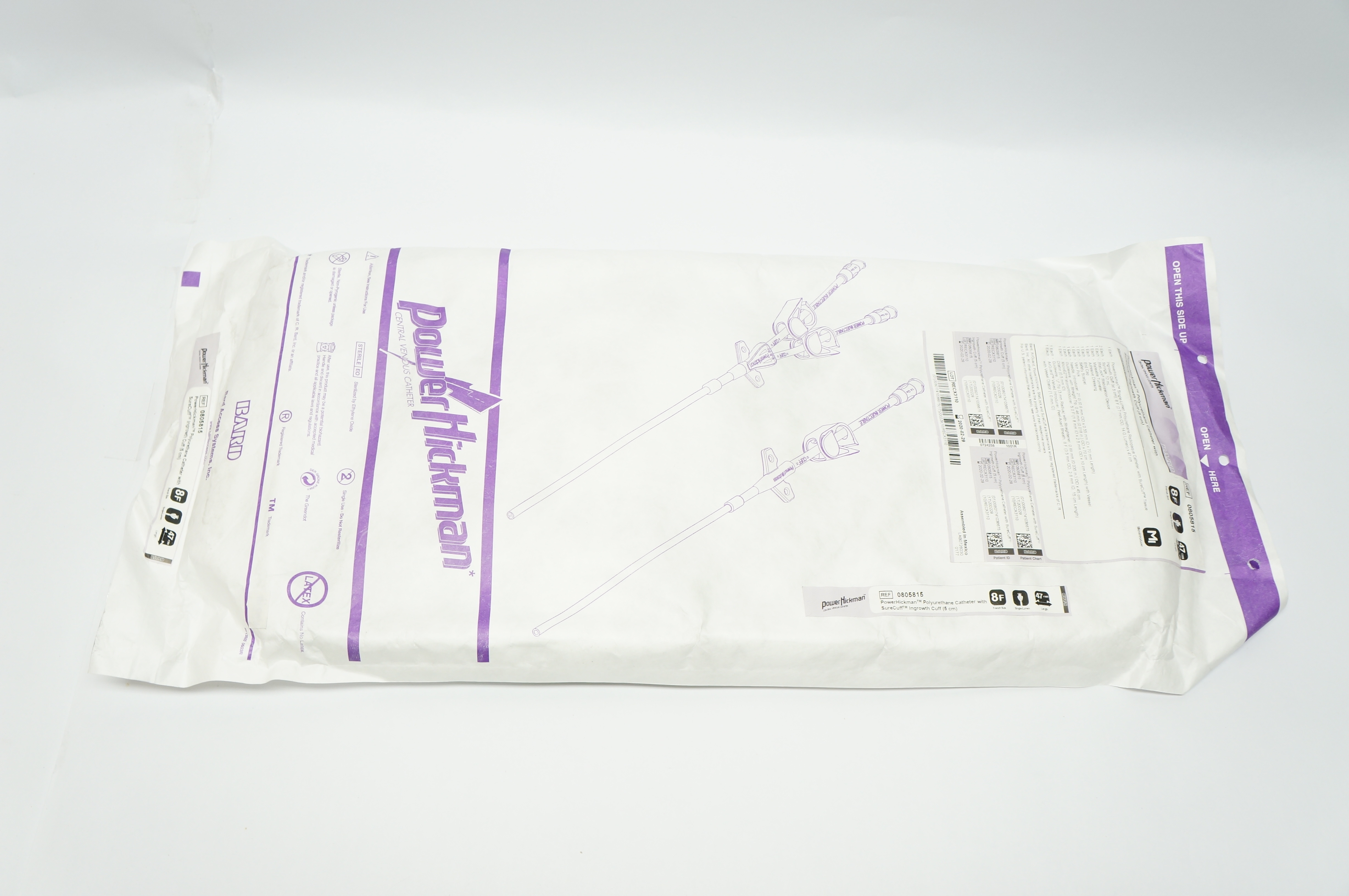 Bard 0805815 PowerHickman Polyurethane Cath. 8F x 47cm (x)