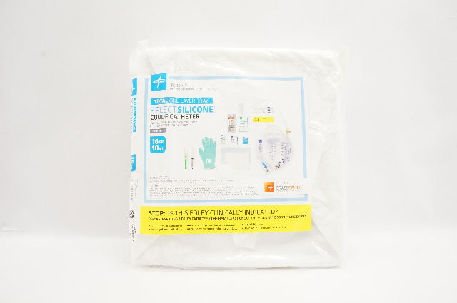 Medline URO170816C Total One Layer Tray 16Fr x 10mL