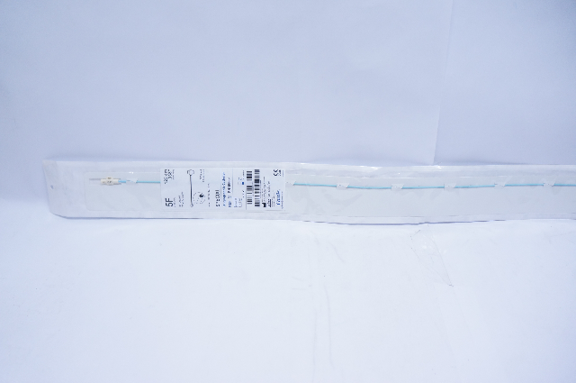 Cordis SRD6669 Special Angiographic Cath. 5F x 125cm, Straight Tempo Aqua (x)