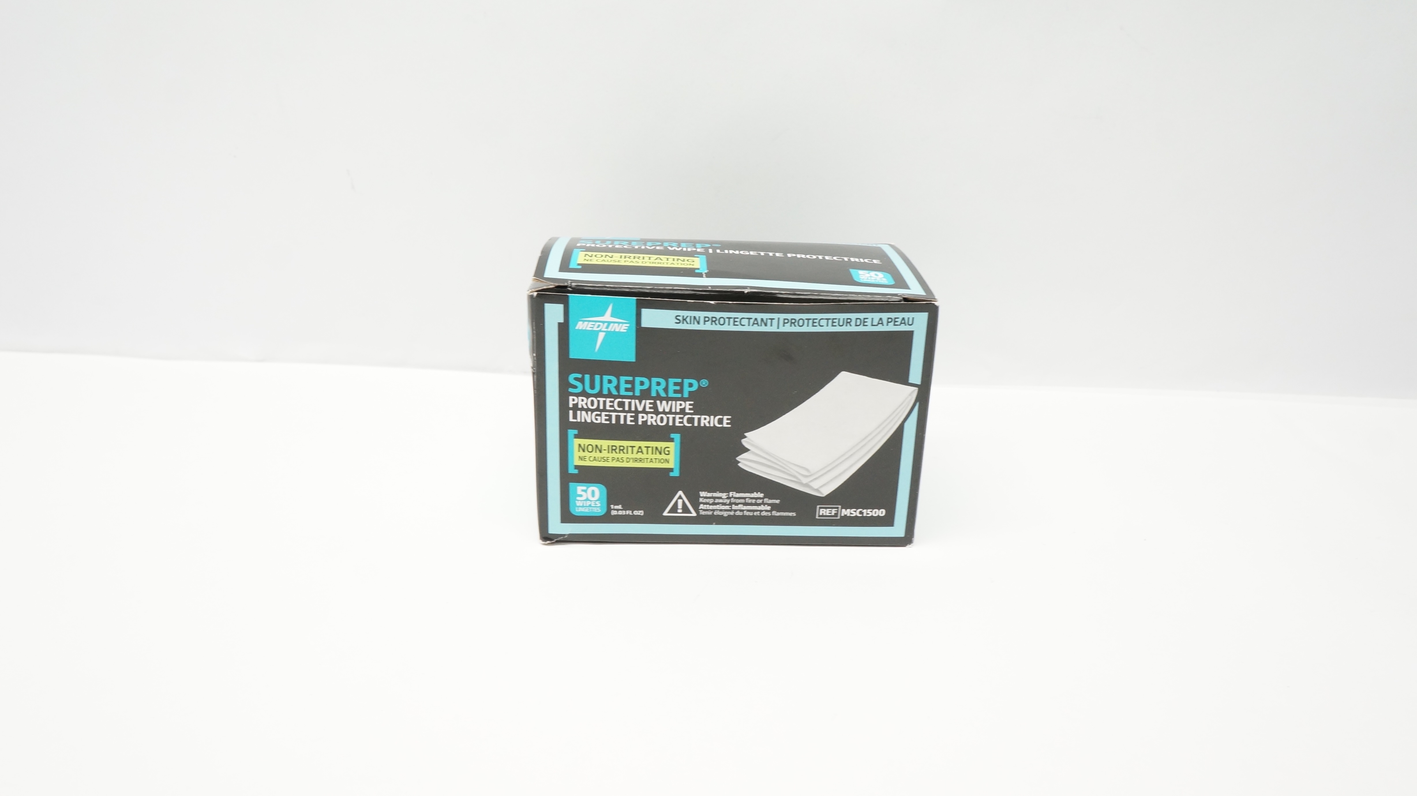 Medline MSC1500 Sureprep Protective Wipe - Box of 50
