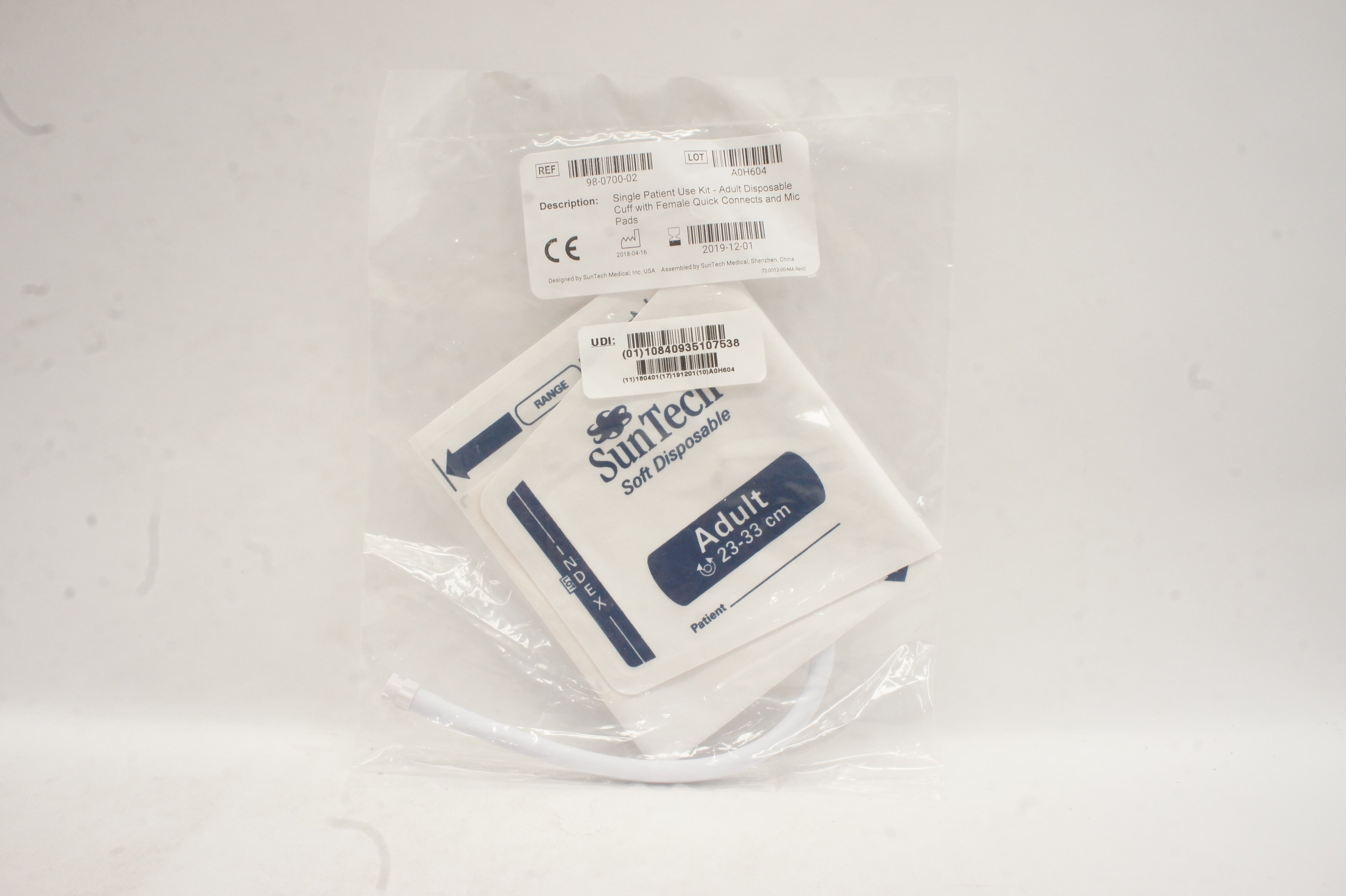 SunTech 98-0700-02 Soft Disposable Cuff Adult 23-33cm (x)