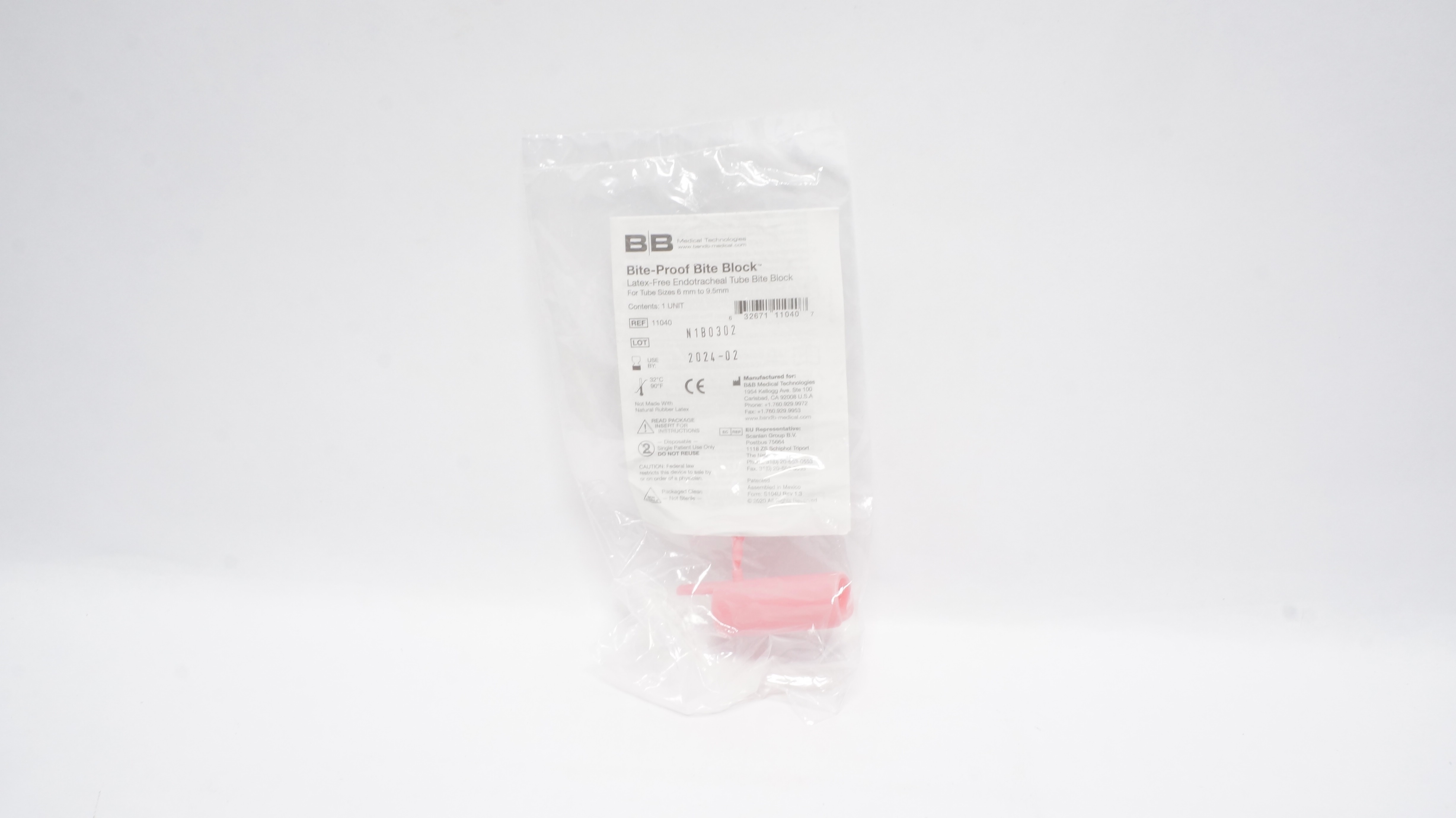 B&B Medical 11040 Bite-Proof Bite Block
