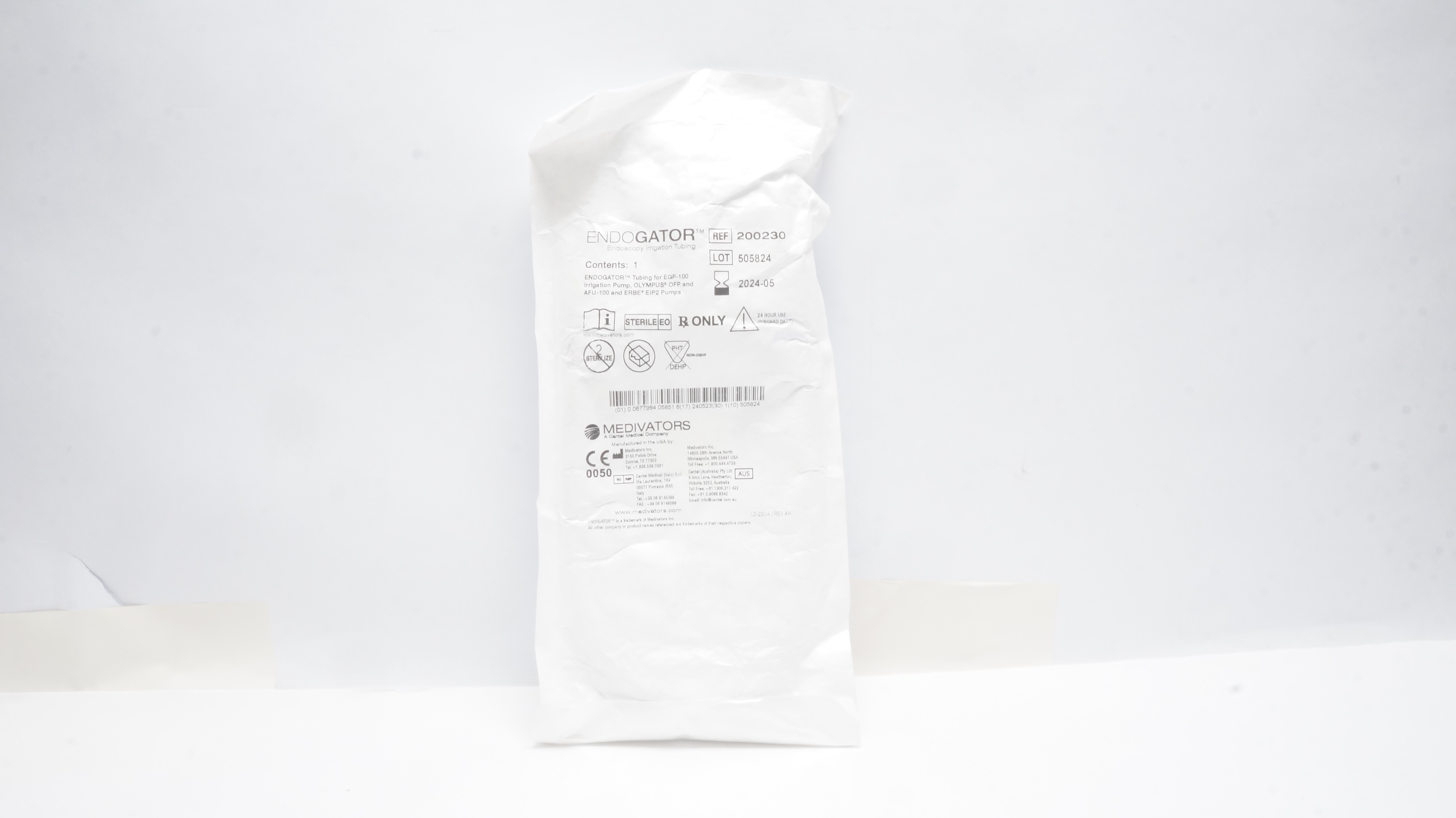 Medivators 200230 Endogator Endoscopy Irrigation Tubing (x)