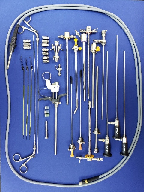 ACMI ELITE M3 Resectoscope 0, 30 & 70 degree scopes complete set with Tray