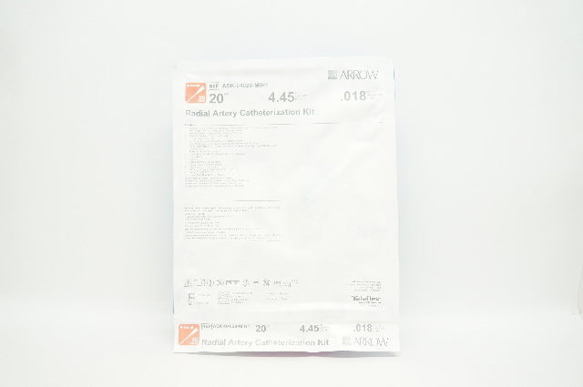 Arrow ASK-04020-MIH1 Radial Artery Catheterization Kit 20Ga  x 4.45cm x .018inch
