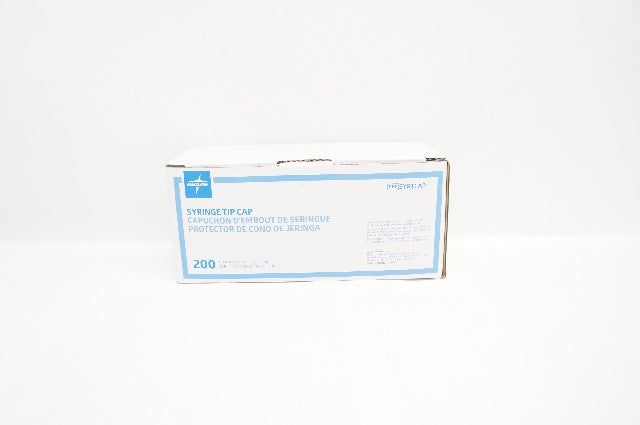 Medline CYRTCAP Syringe Tip Cap, Sterile - Box of 200