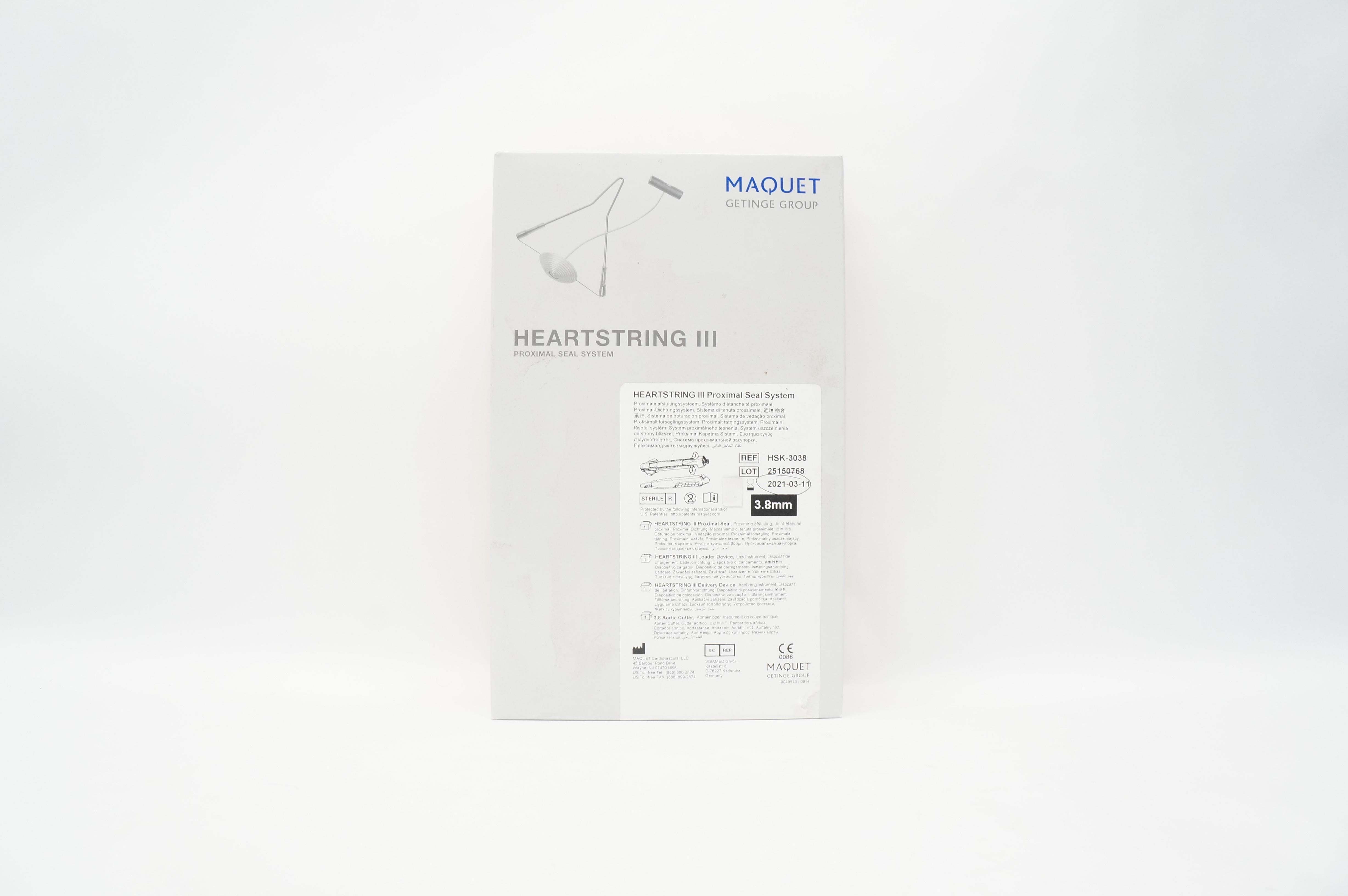 Maquet HSK-3038 HEARTSTRING III Proximal Seal System 3.8 mm (x)
