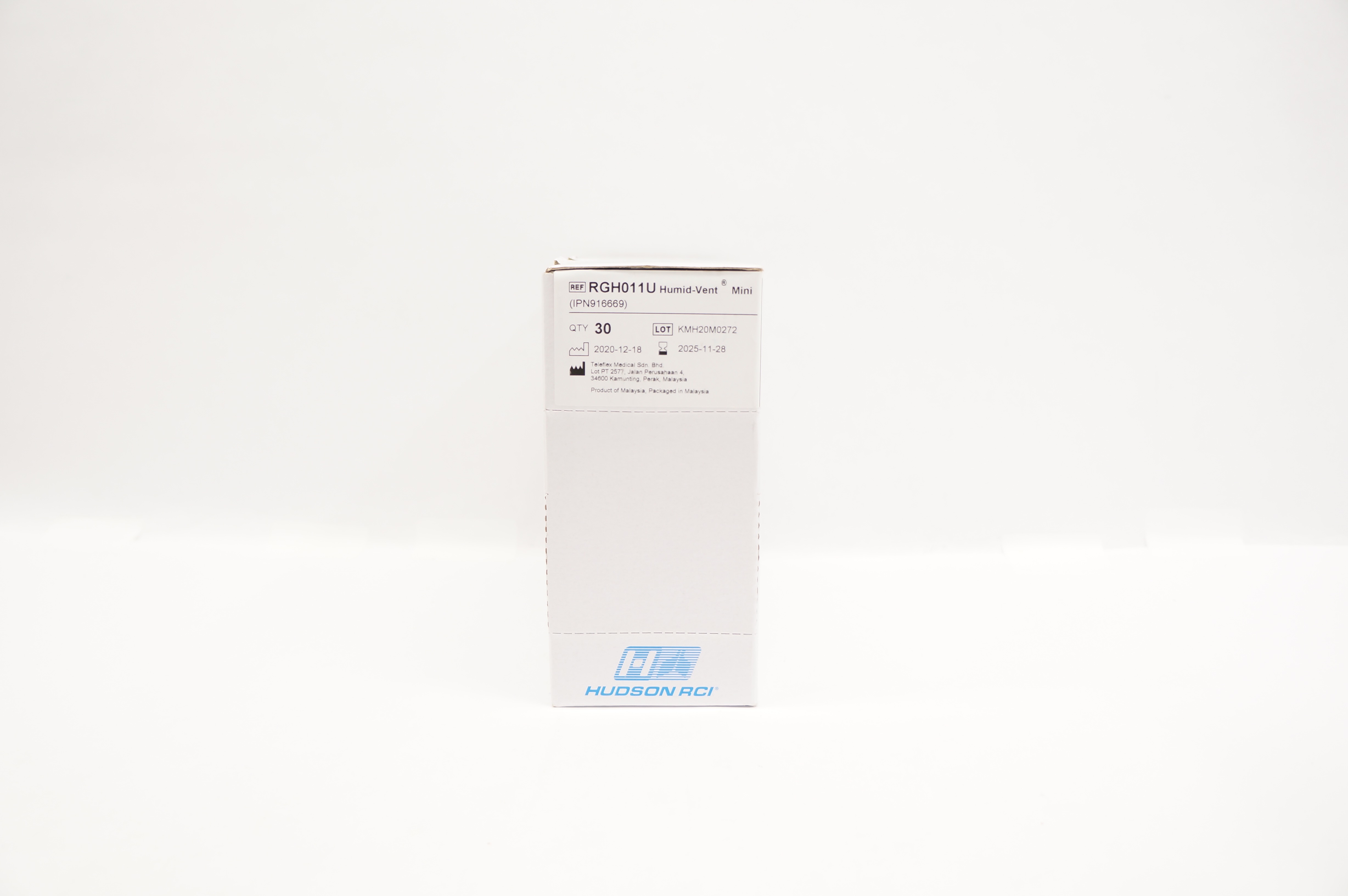Teleflex RGH011U Humid-Vent Mini Gibeck Heat & Moisture Exchanger - Box of 30