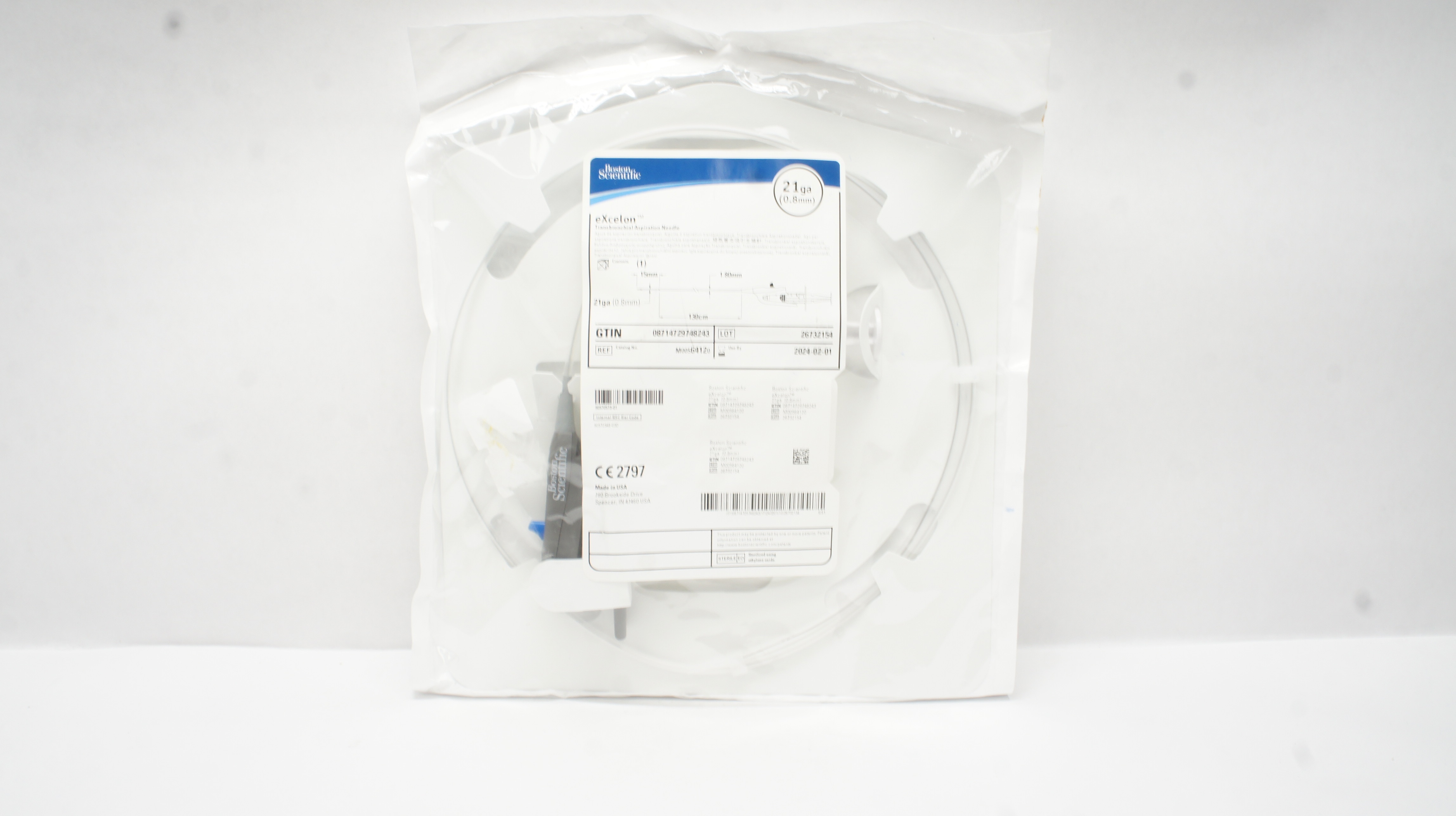 Boston Scientific M00564120 eXcelon Transbronchial Aspiration Ndle 21ga (x)