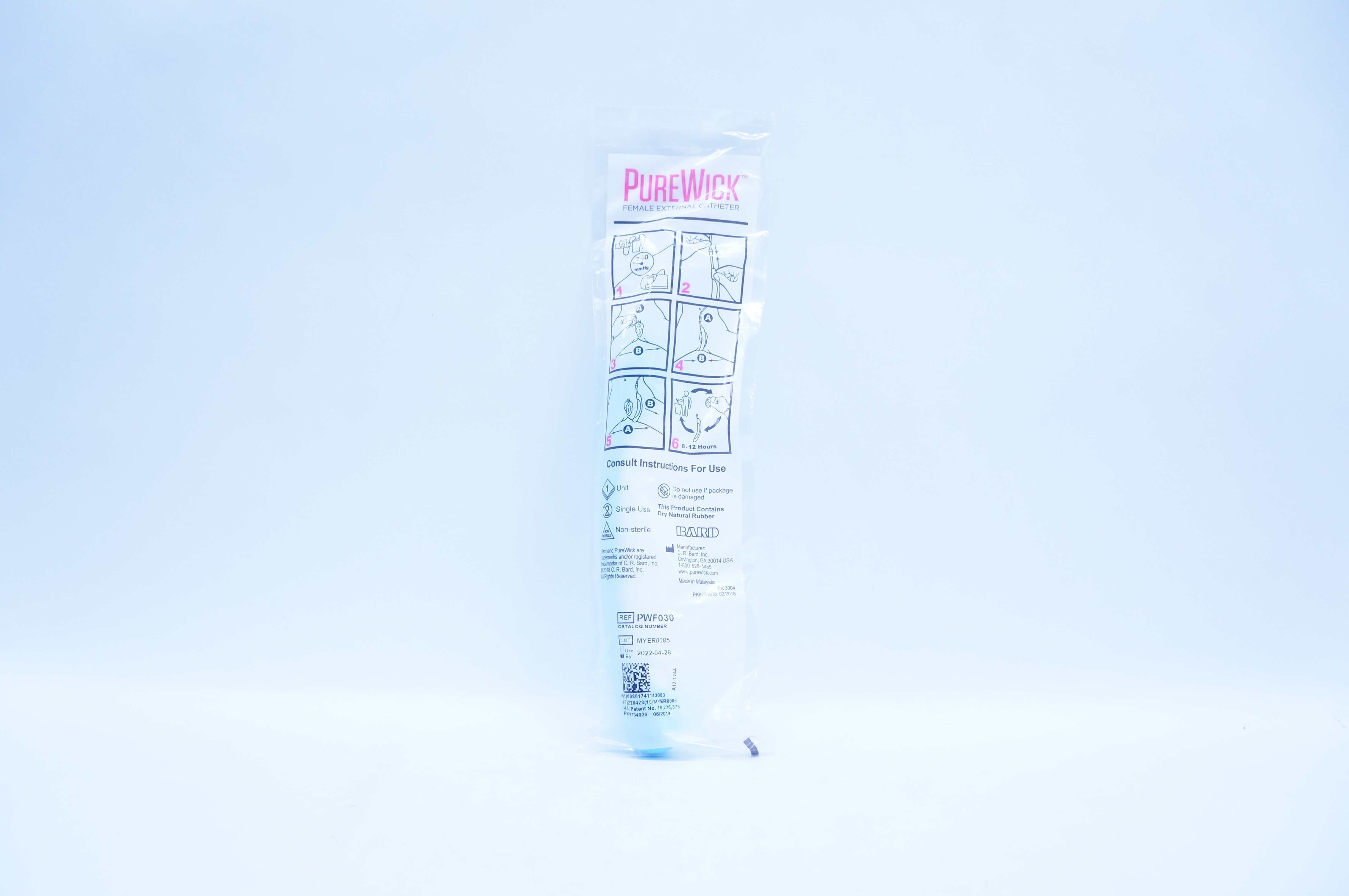 Bard PWF030 Pure Wick Female External Cath. ≥40mmHg