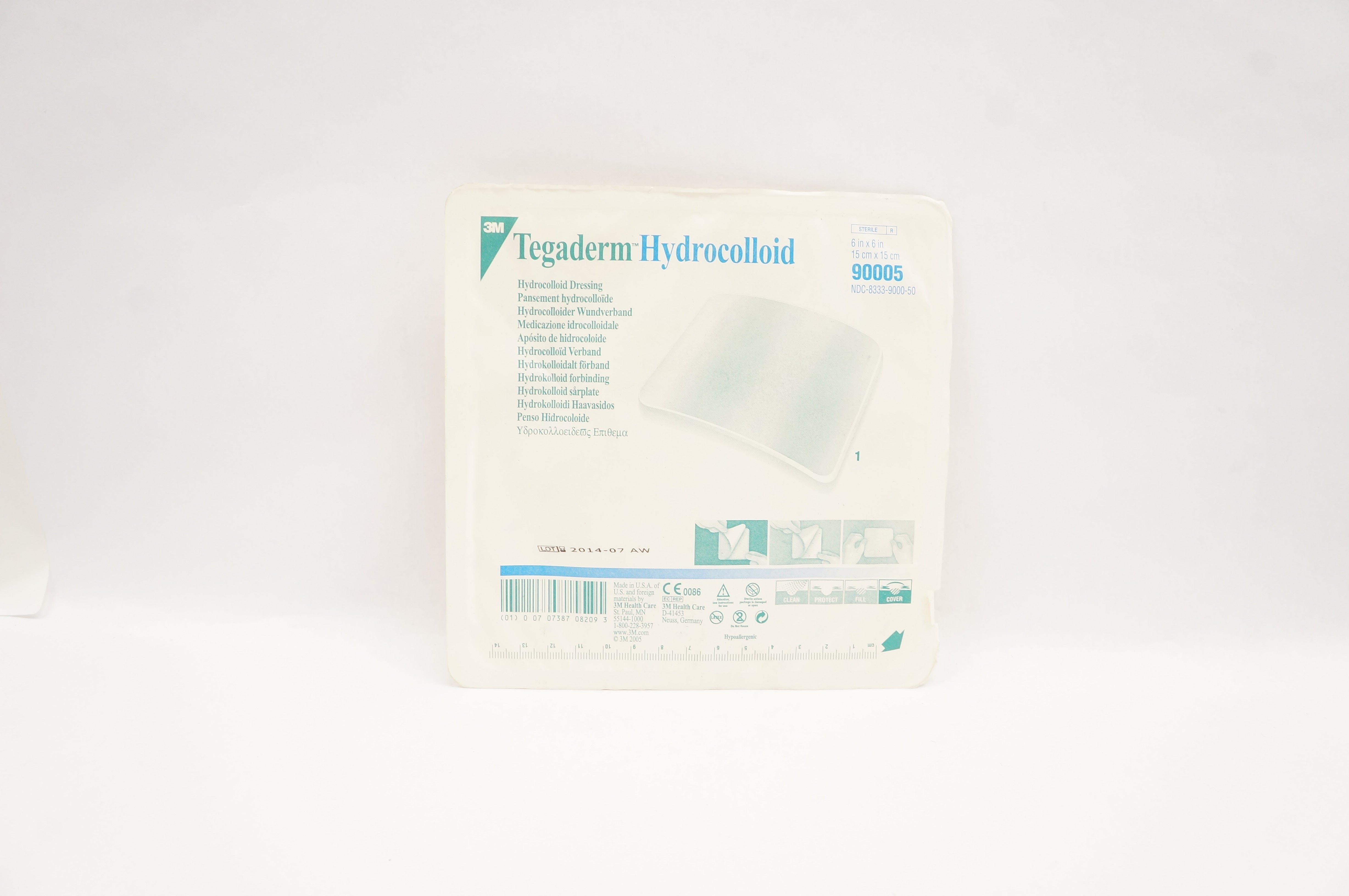 3M 90005 Tegaderm Hydrocolloid Dressing 6inch x 6inch (x)
