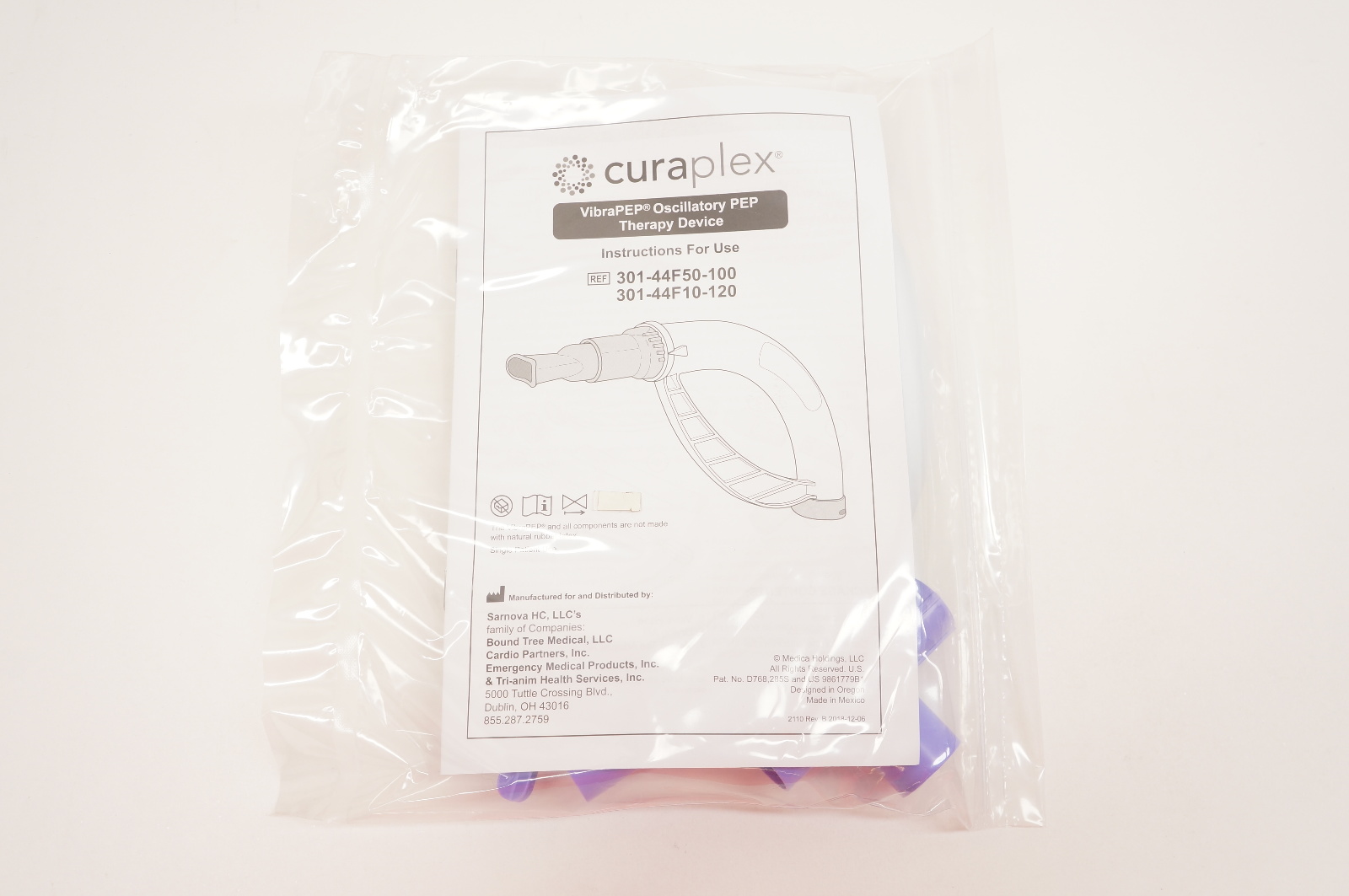 薬物治療学 : VISUAL CORE PHARMA Curaplex 301-44F50-100 VibraPEP Oscillatory PEP Therapy