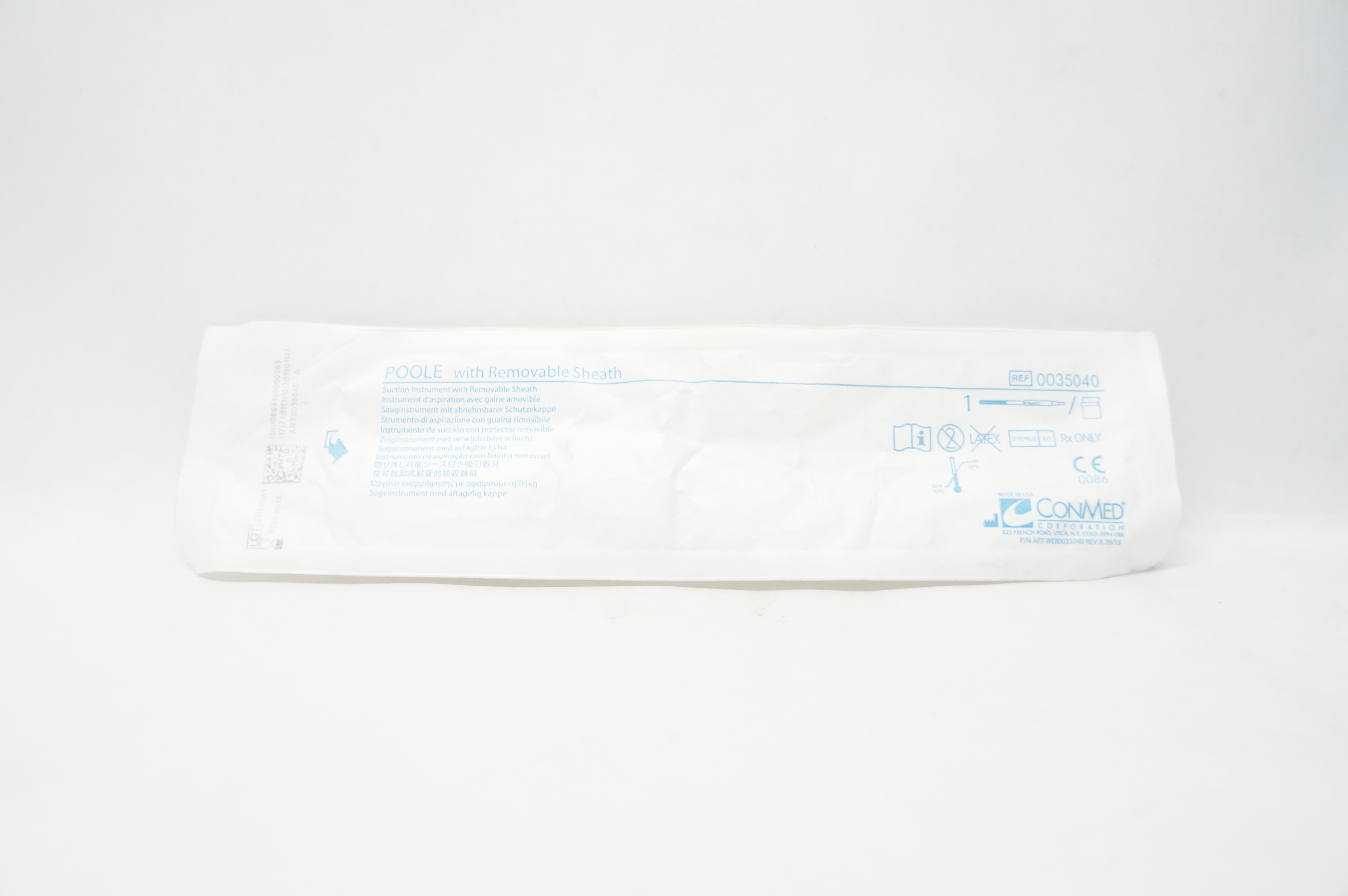 ConMed 0035040 POOLE with Removable Sheath