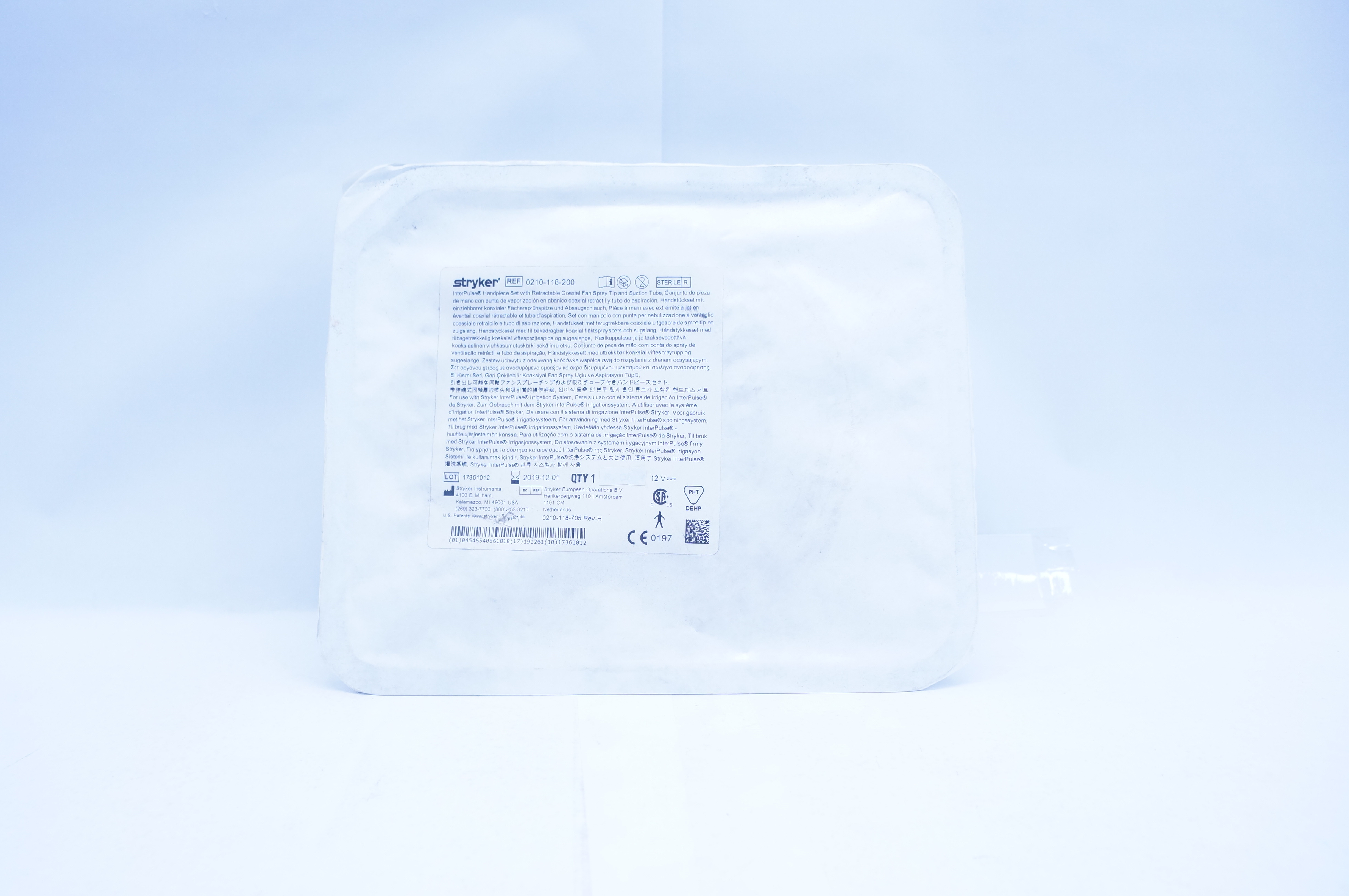 Stryker 0210-118-200 InterPulse Handpiece Set (x)