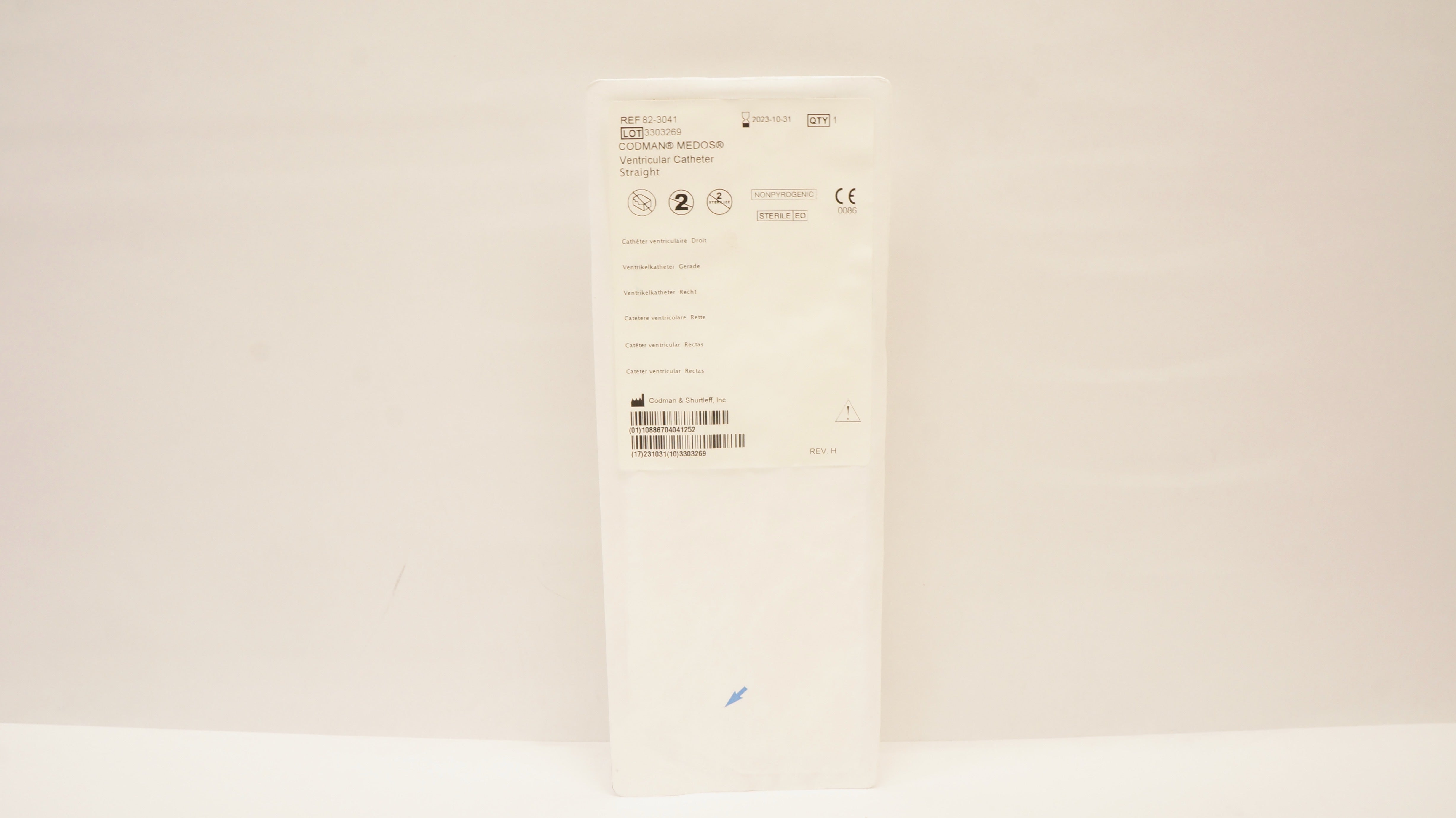 Codman 82-3041 Medos Ventricular Cath. Straight (x)