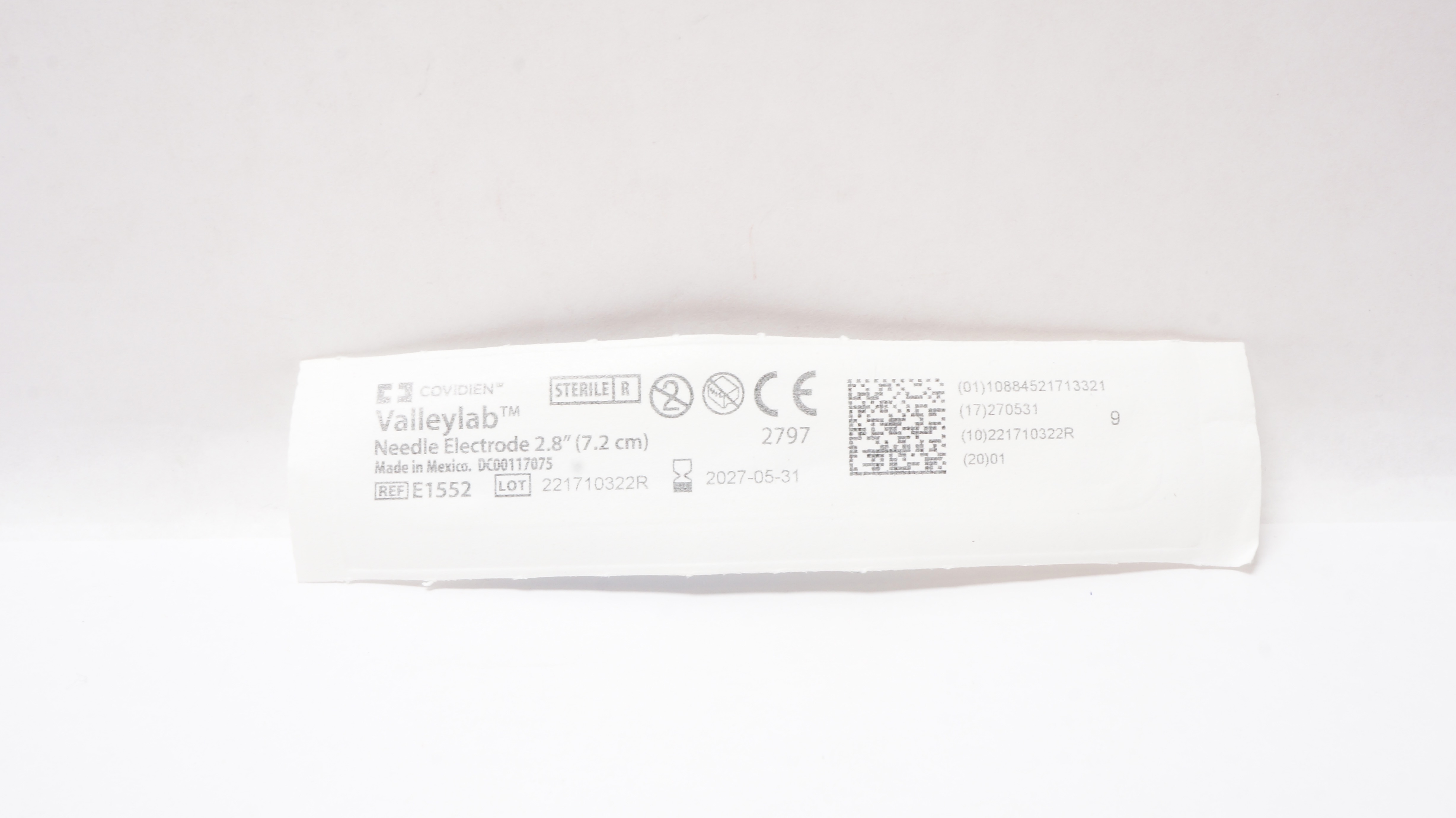 Covidien E1552 Valleylab Ndle Electrode 2.8inch