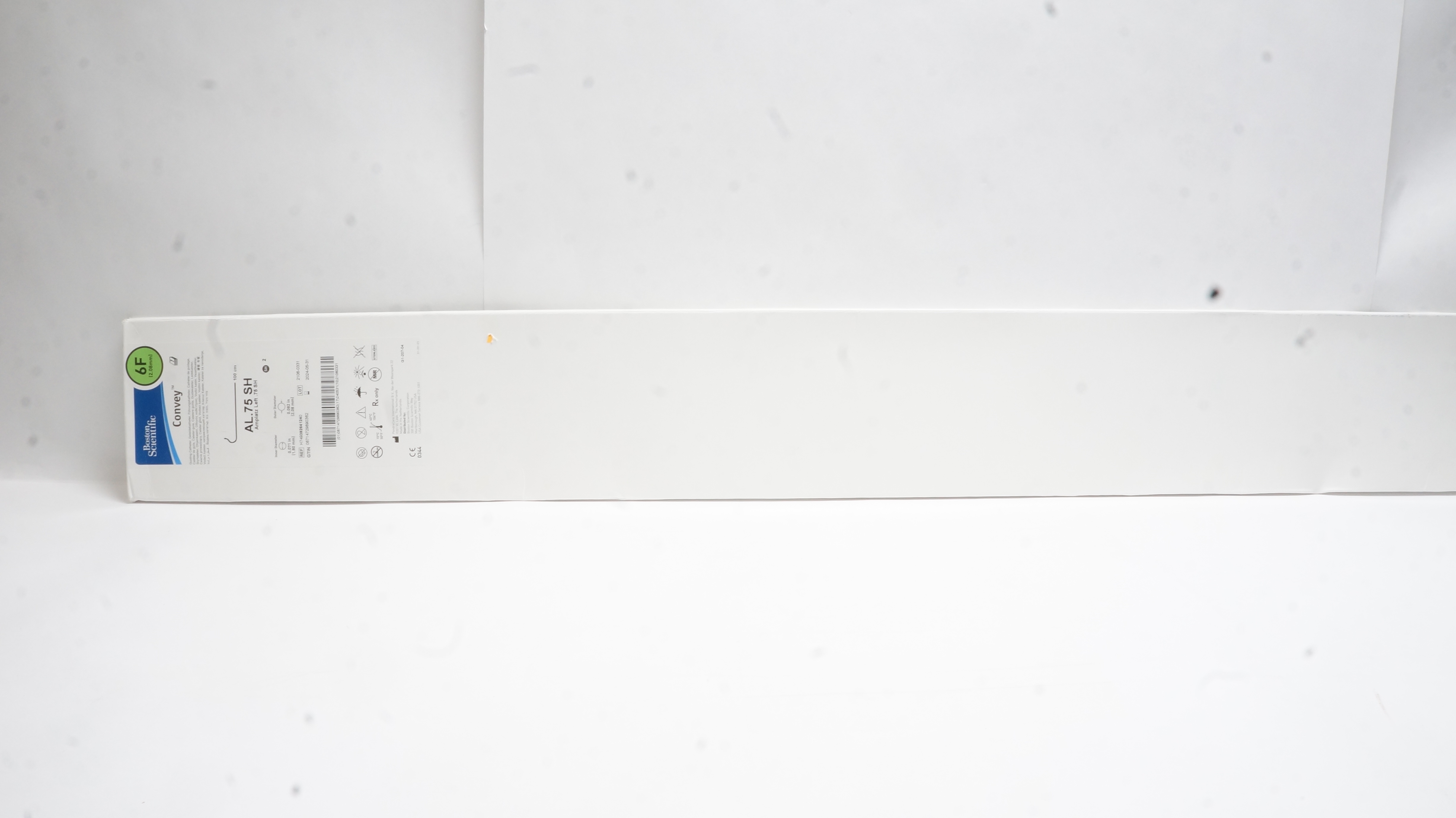Boston Scientific 39264124 6F Convey Guiding Cath.AL.75 SH Amplatz Left 75 SH(x)