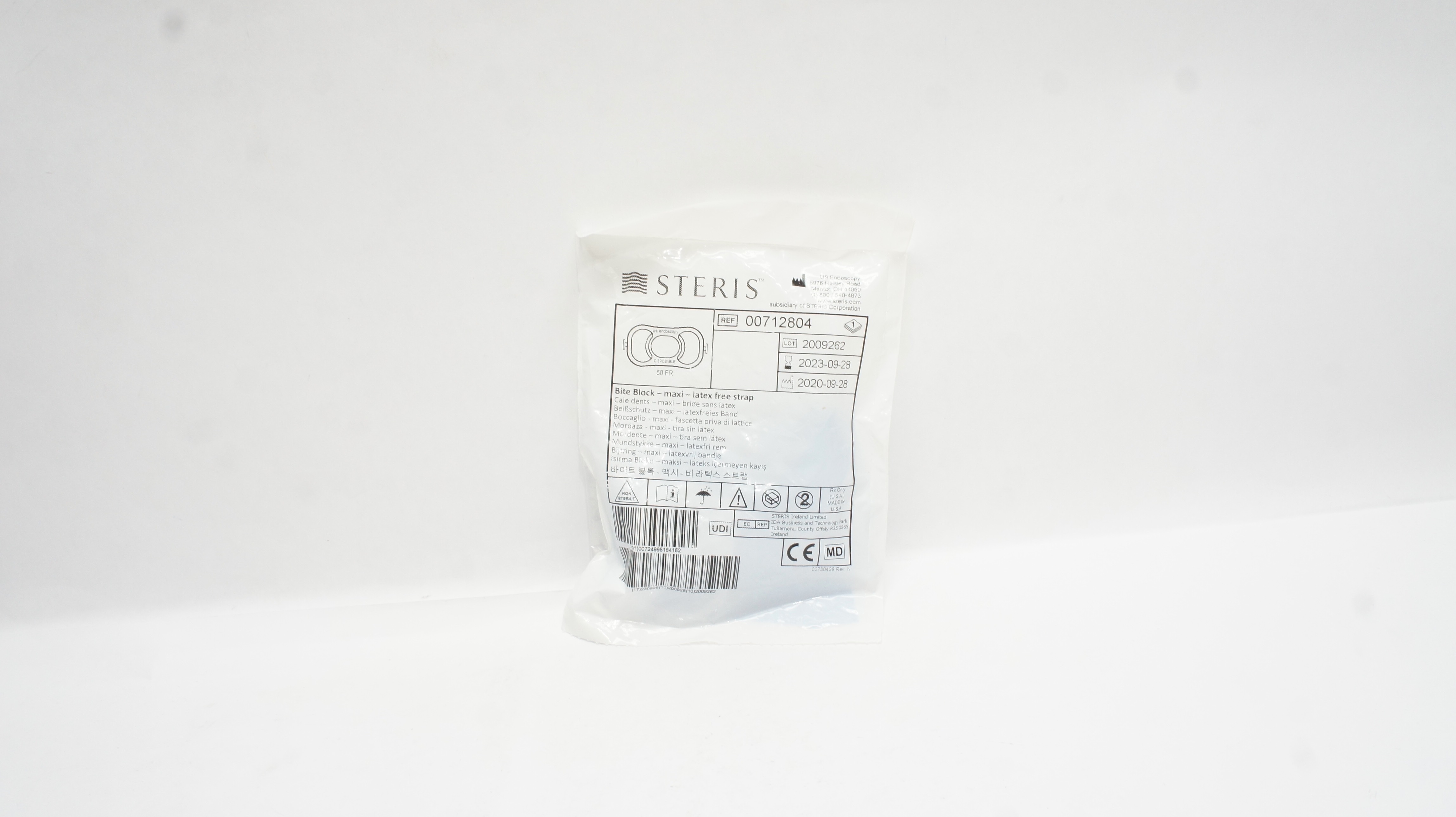 US Endoscopy 00712804 Bite Block, Maxi, Latex Free Strap 60Fr (x)