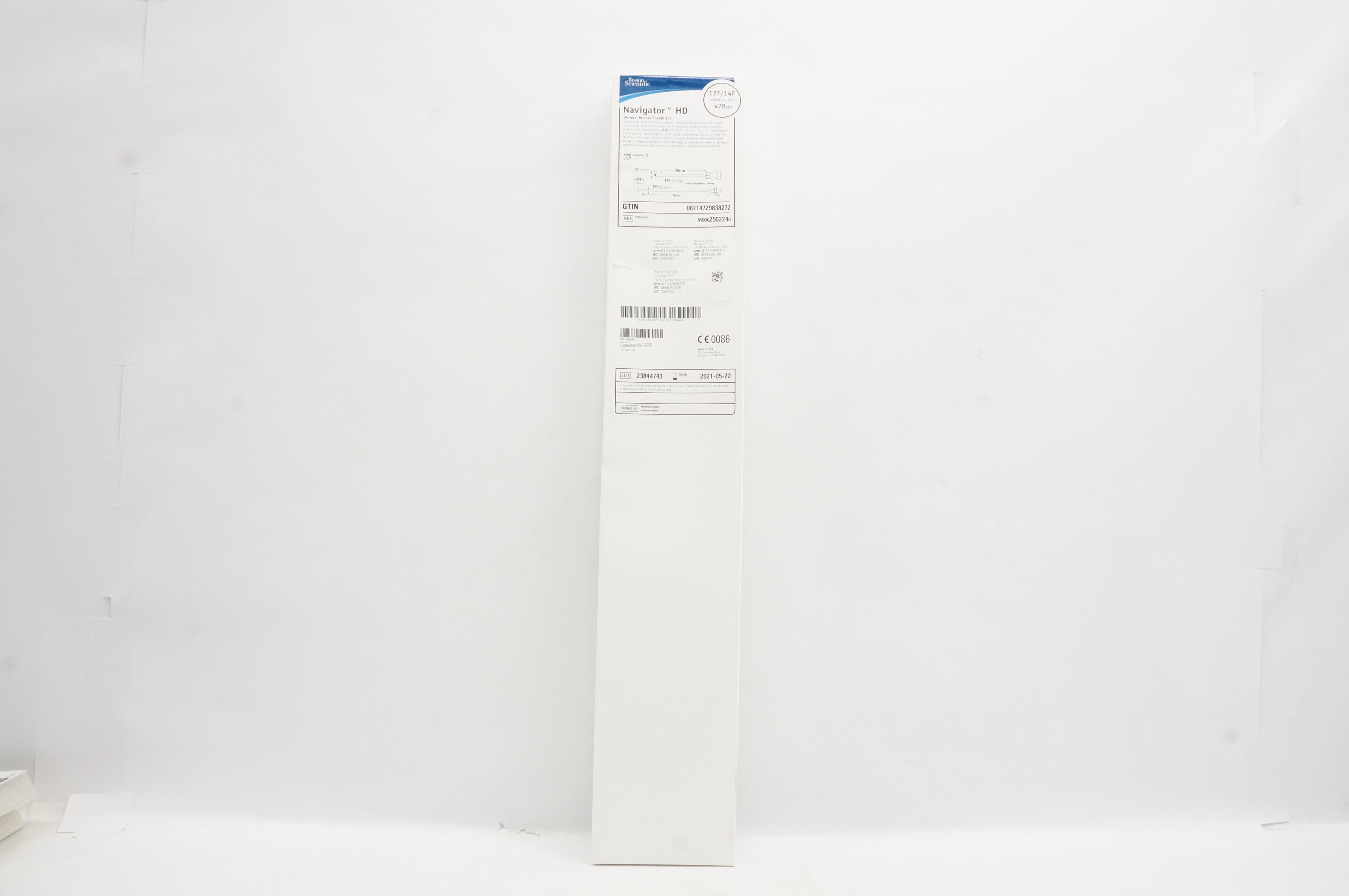 Boston Scientific 250224 Navigator HD Ureteral Access Sheath Set 12F/14Fx28cm(x)