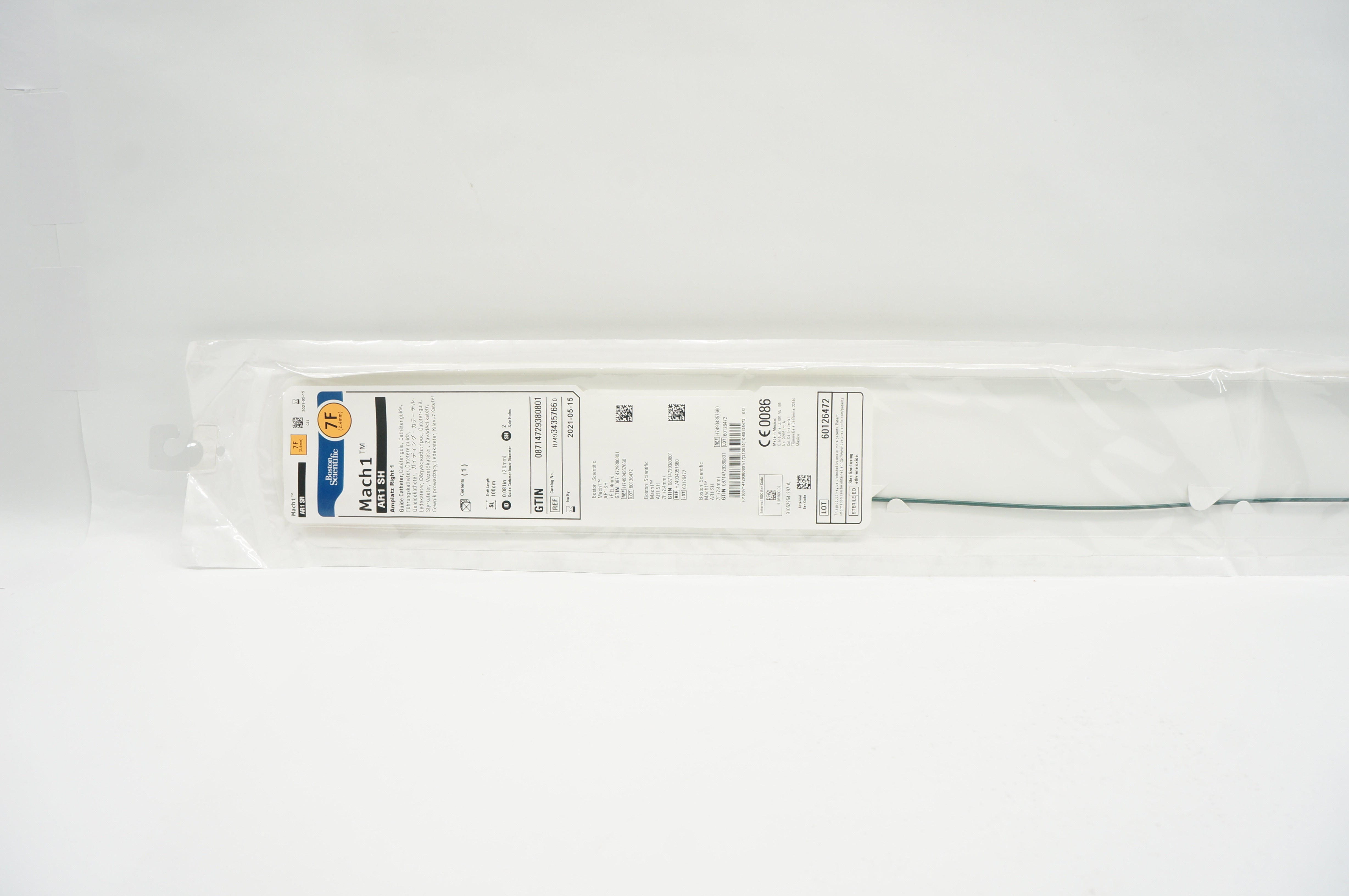 Boston Scientific 3435766 Mach1 JL5  Judkins Right 1 7F (x)