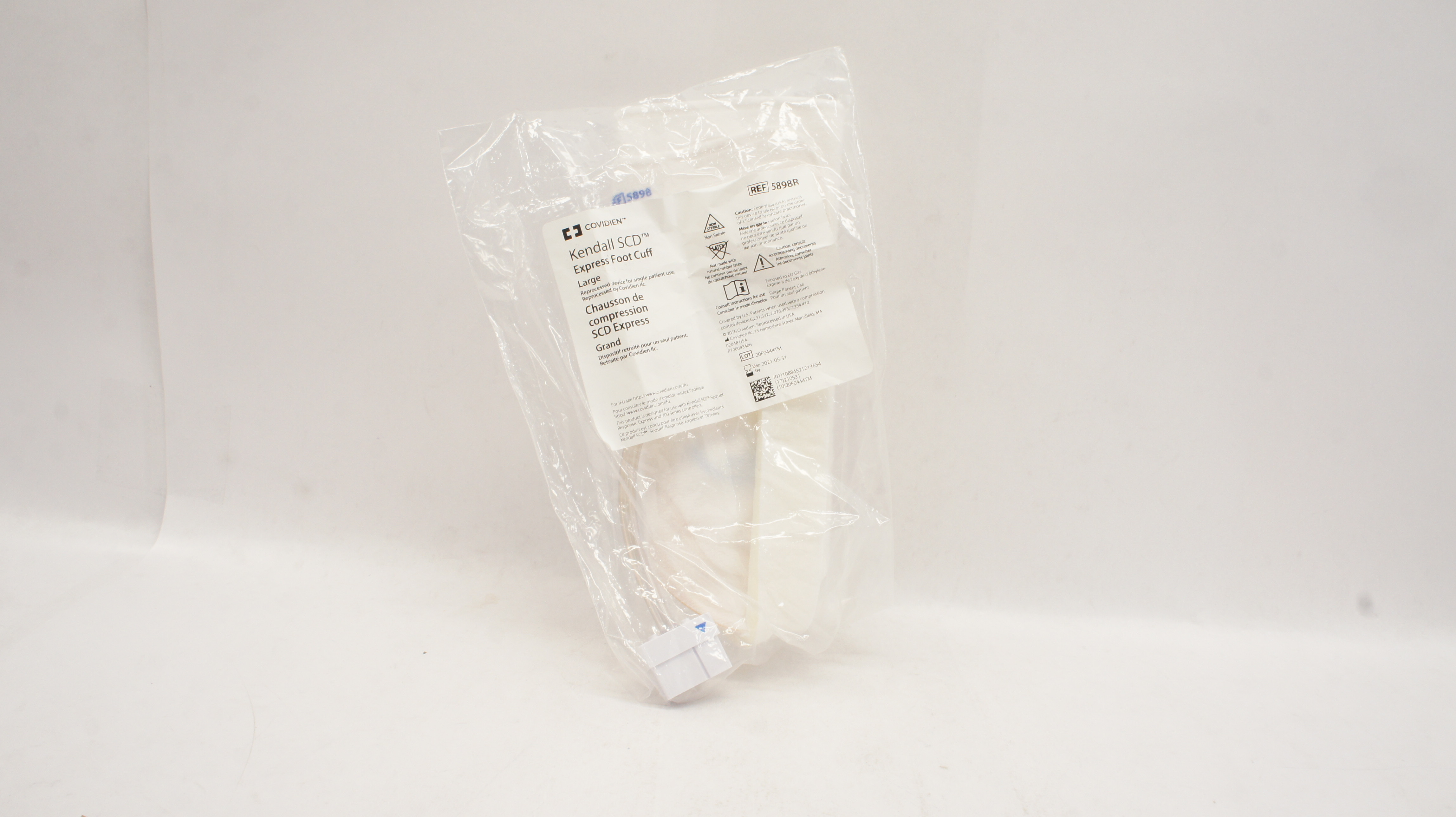 Covidien 5898R Kendall SCD Express Foot Cuff, Large (x)