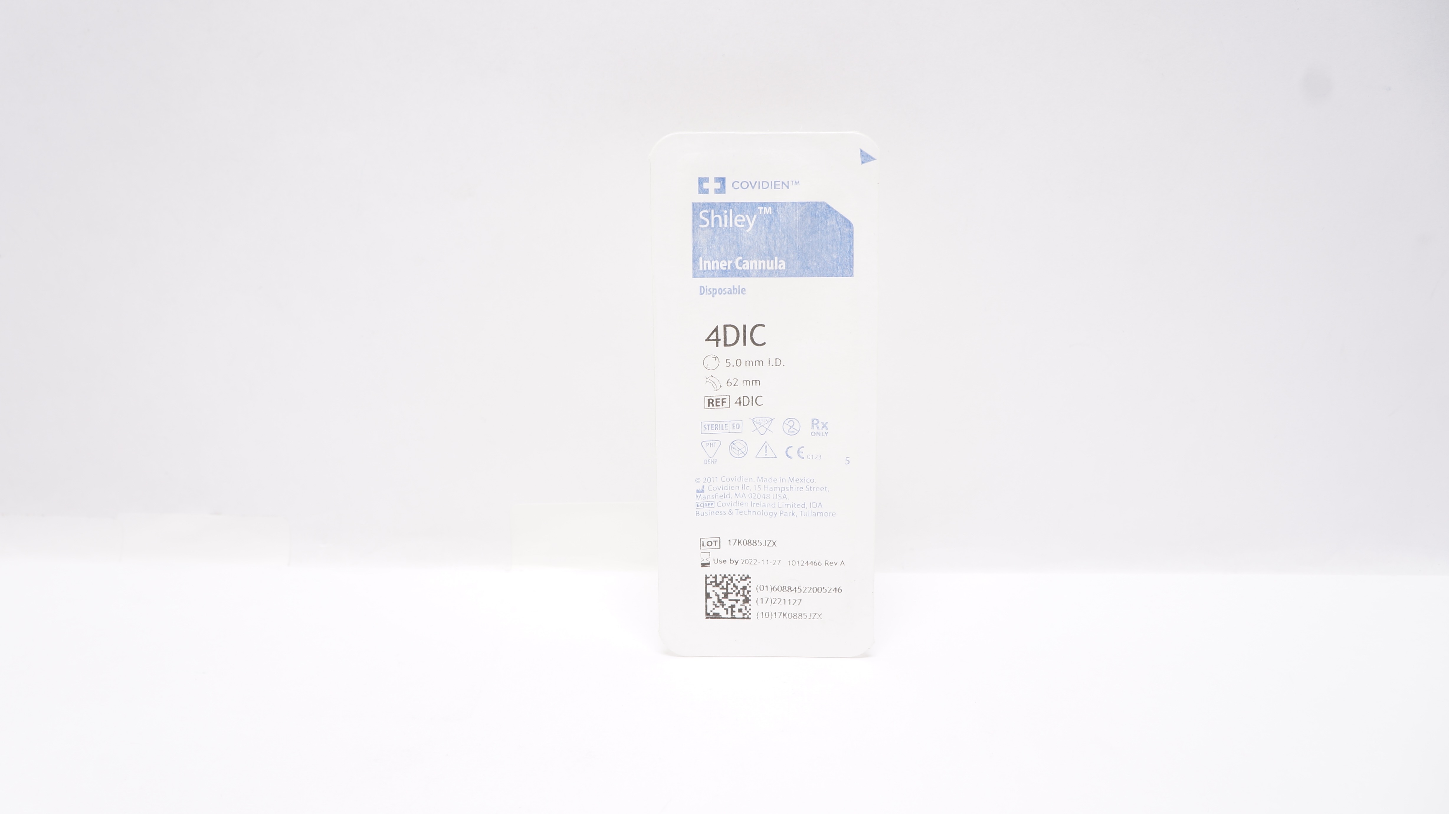 Covidien 4DIC Shiley Inner Cannula Disposable 5mm I.D. x 62mm (x)
