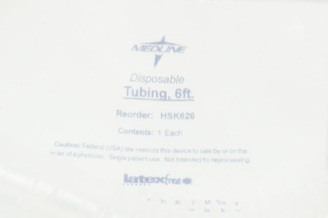 Medline HSK626 Disposable Tubing 6 Ft.