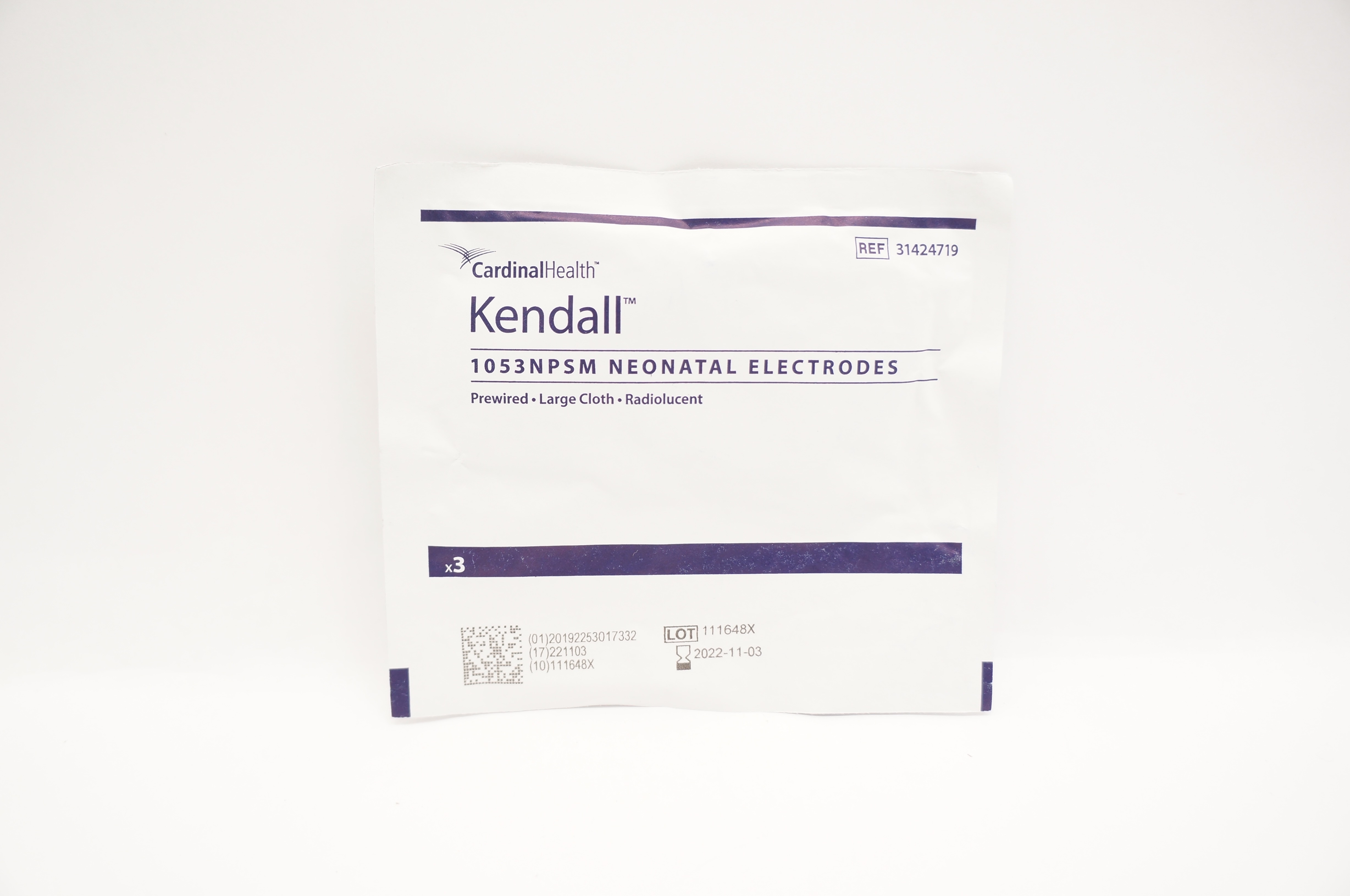 Cardinal Health 31424719 Kendall 1053NPSM Neonatal Electrodes (x) - Pack of 3