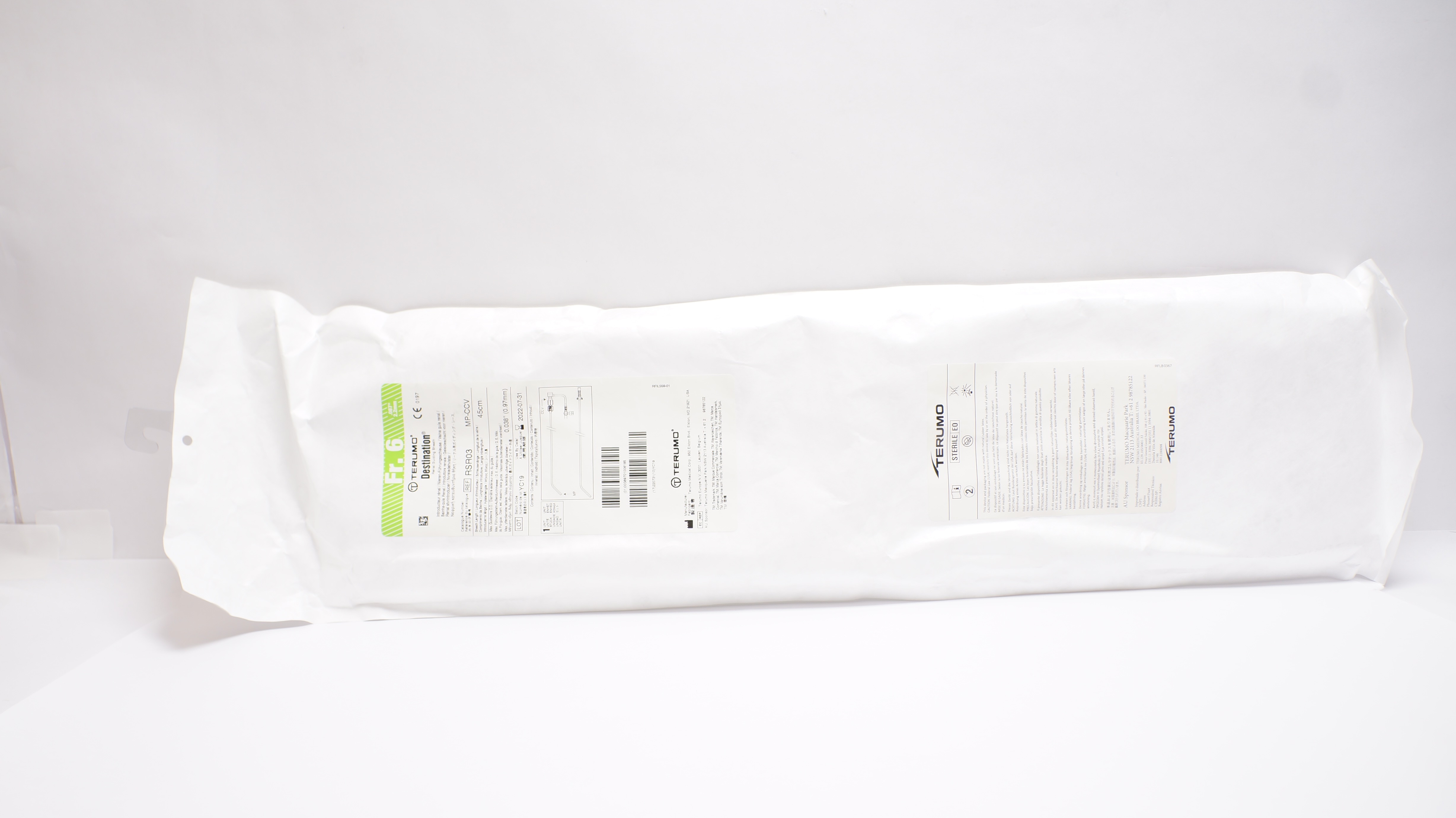 Terumo RSR03 Destination Renal Guiding Sheath 6Fr x 45cm (x)