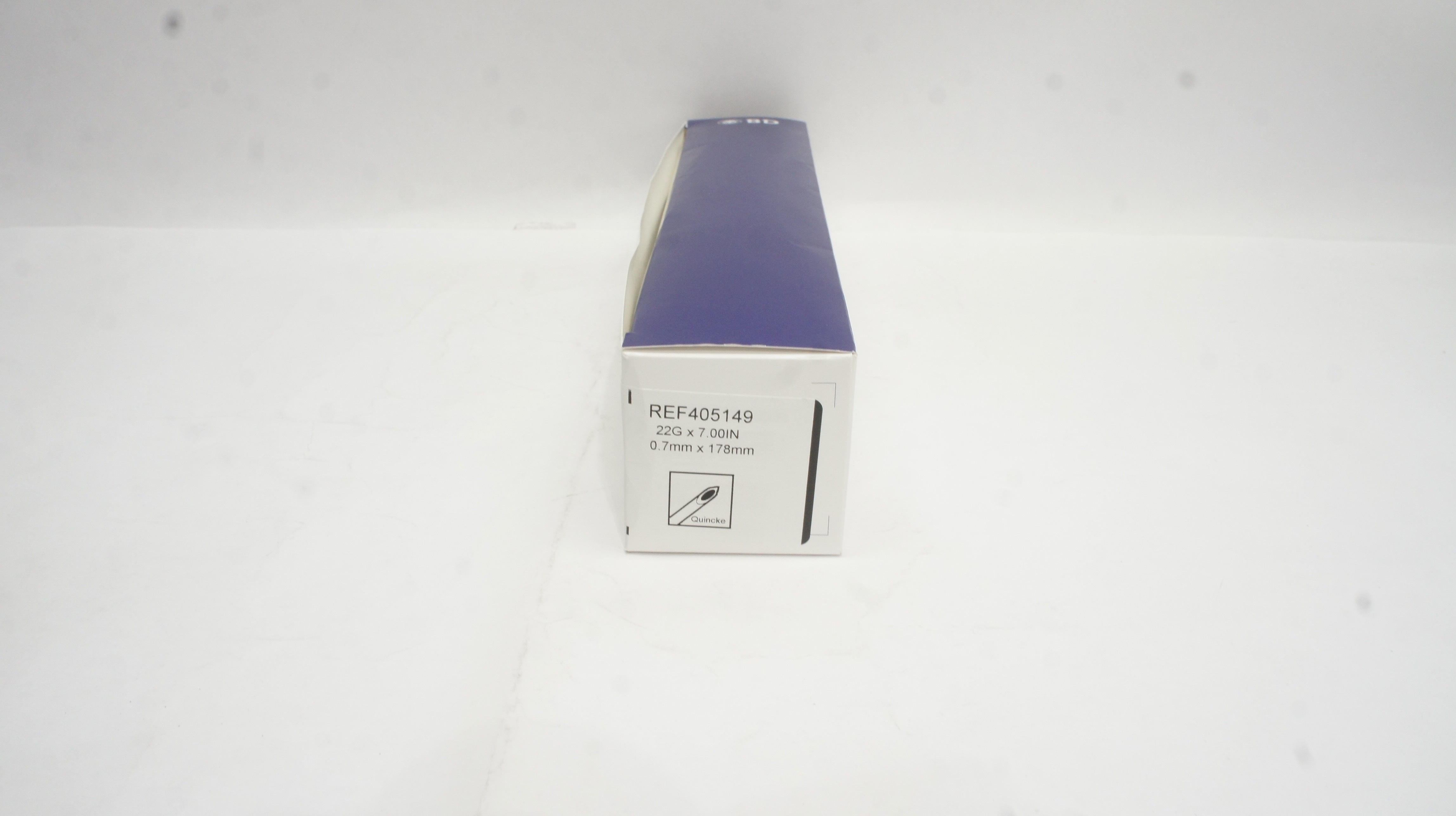 BD 405149 Spinal Ndle Quincke Type Point 22G x 7inch - Box of 10