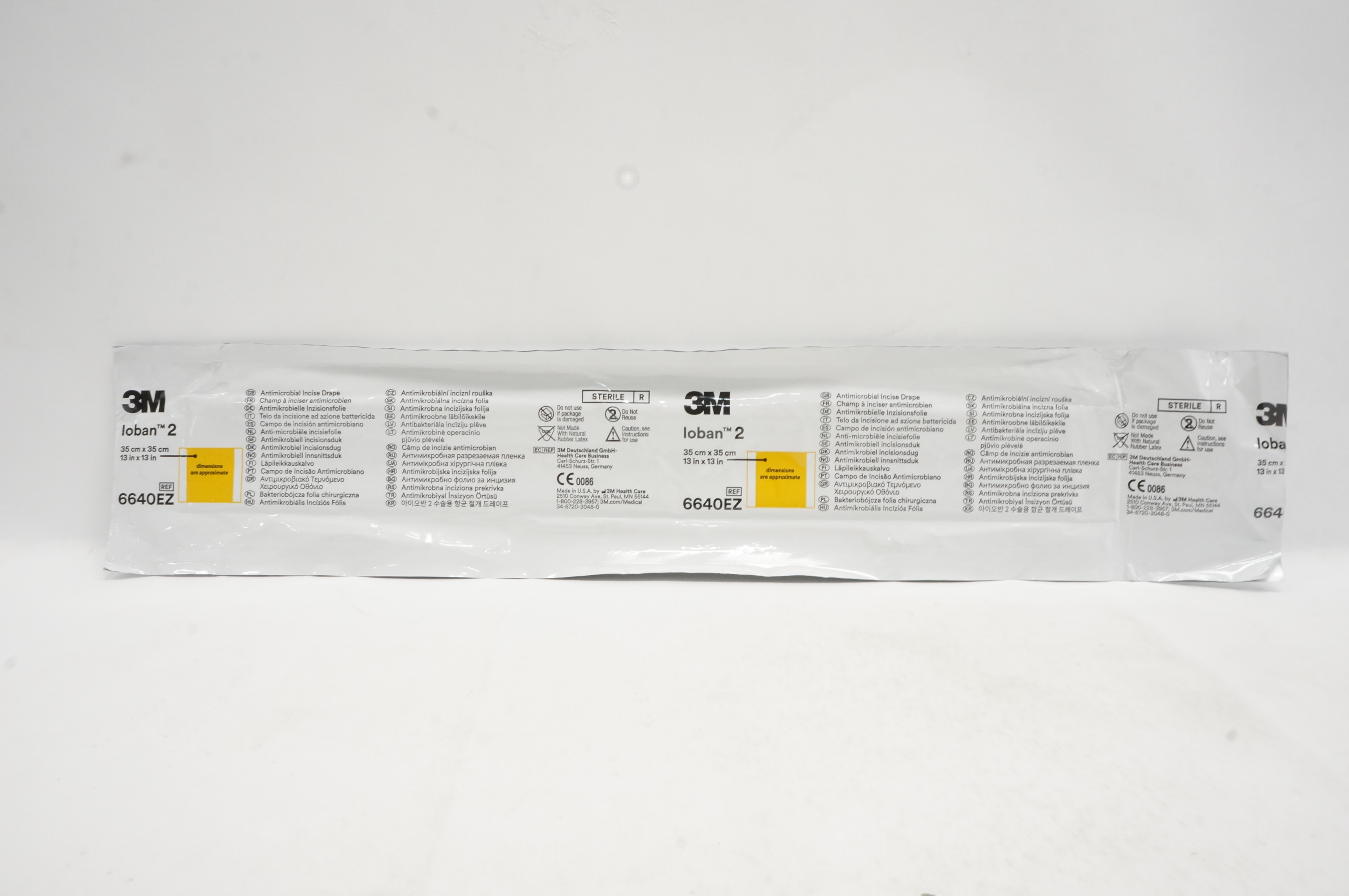 3M 6640EZ Loban 2 Antimicrobial Incise Drape 13inch x 13inch (x)