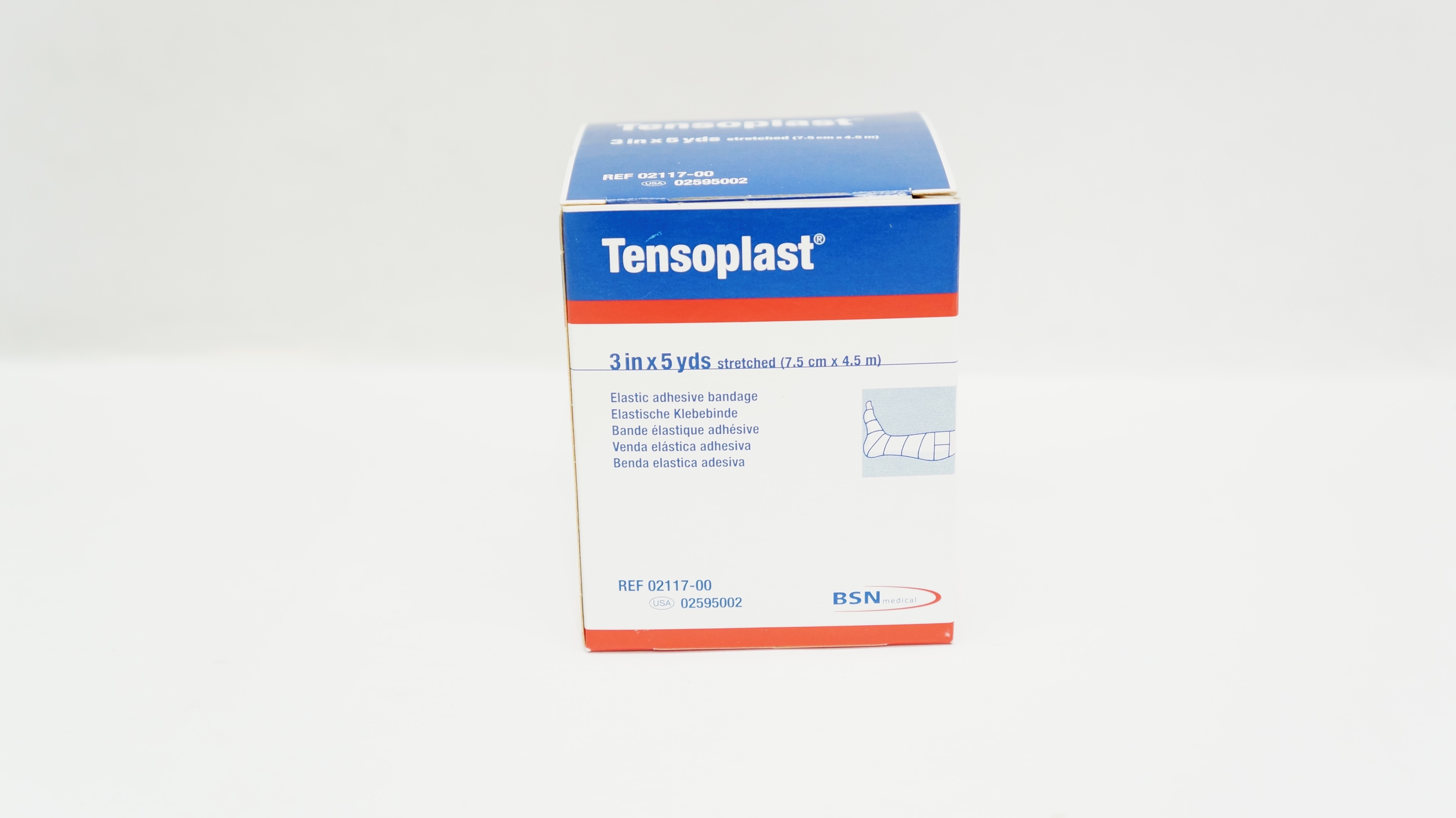 BSN Medical 02117-00 Tensoplast Elastic Adhesive Bandage 3inch x 5yds (x)