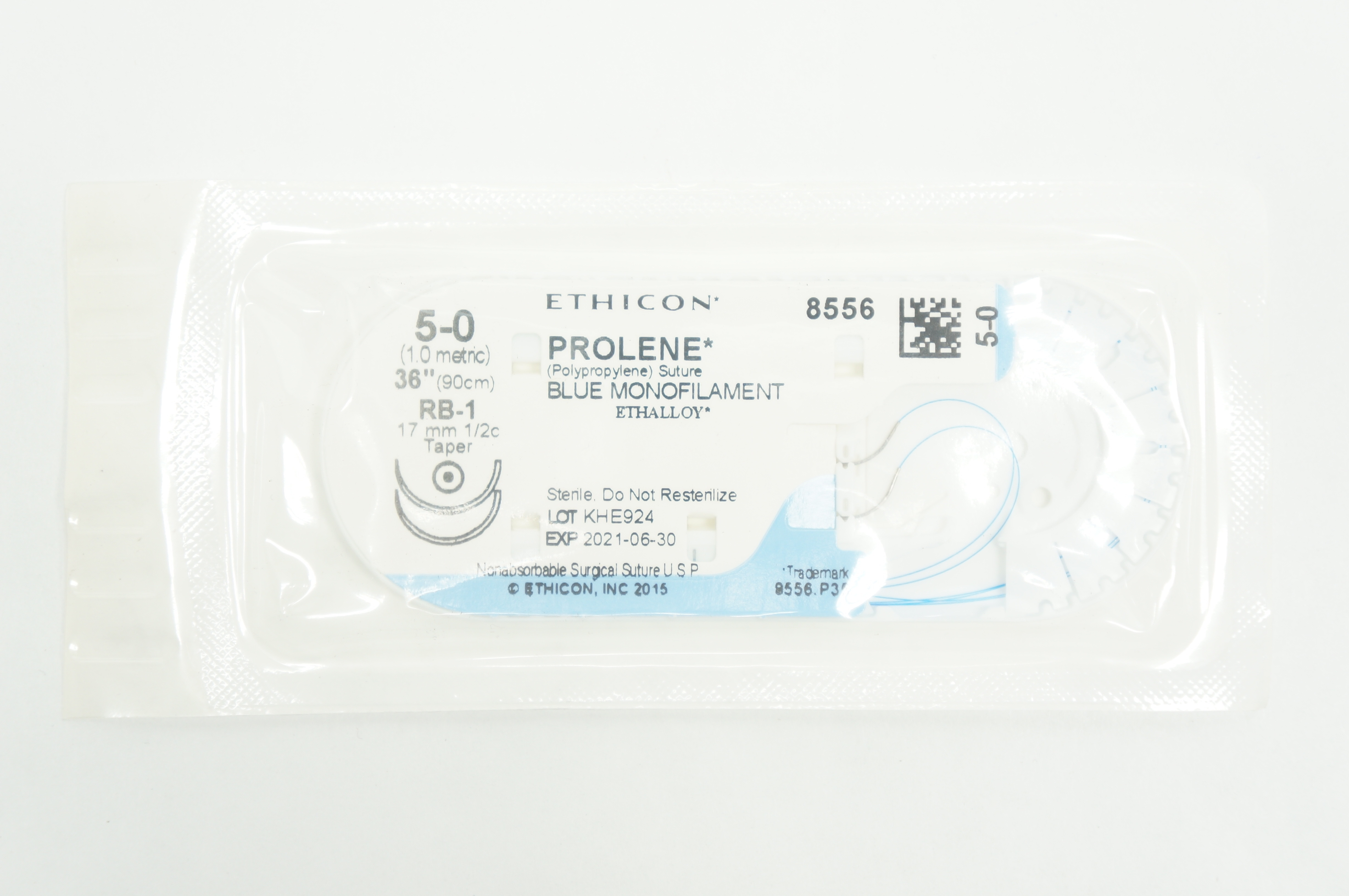 Ethicon 8556 5 0 PROLENE RB 1 17mm 1 2c Taper 36inch x ethicon-8556-5-0-prolene-rb-1-17mm-1-2c-taper-36inch-x