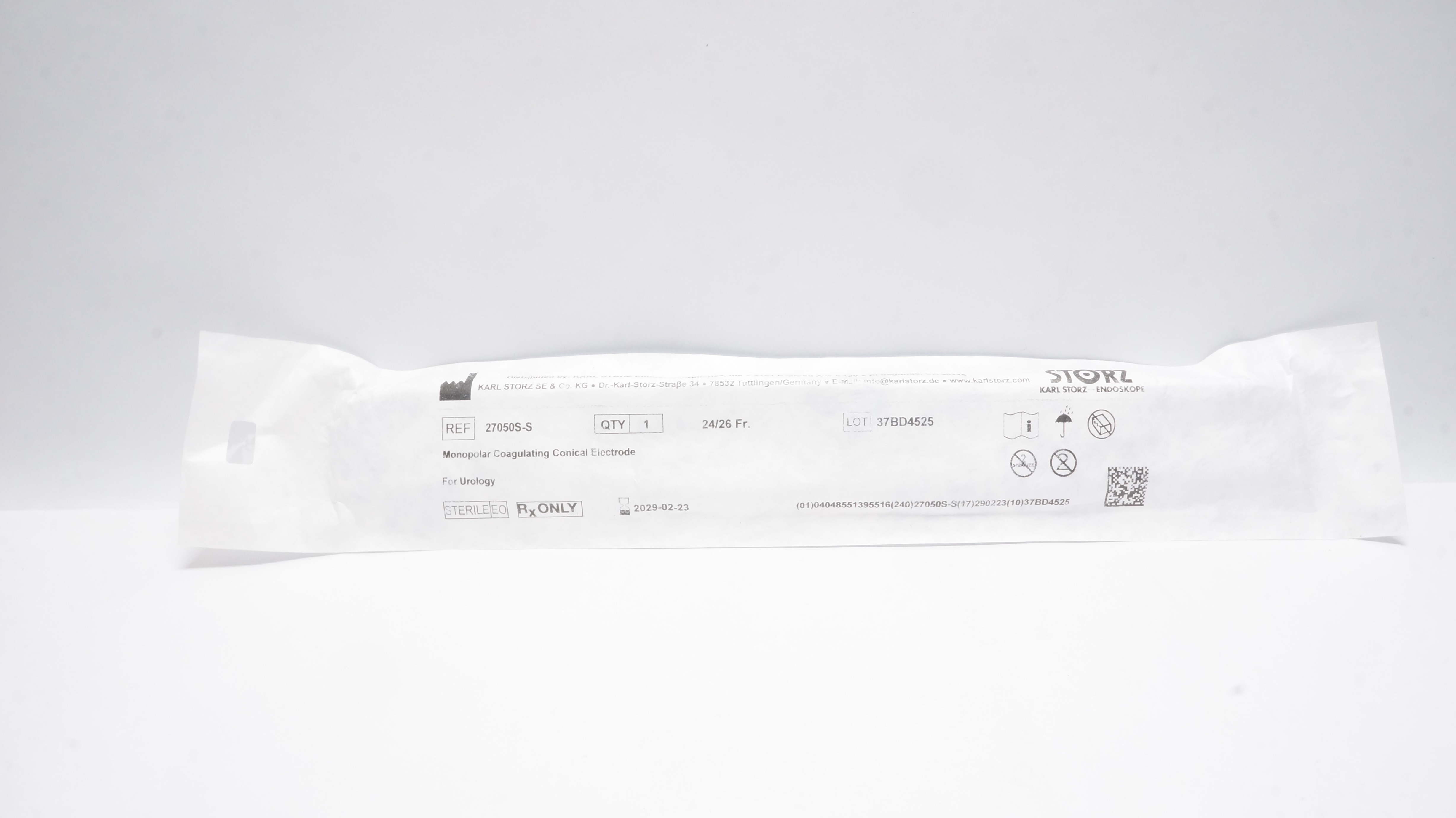 KARL STORZ 27050SS Monopolar Coagulating Conical Electrode 24/26Fr For