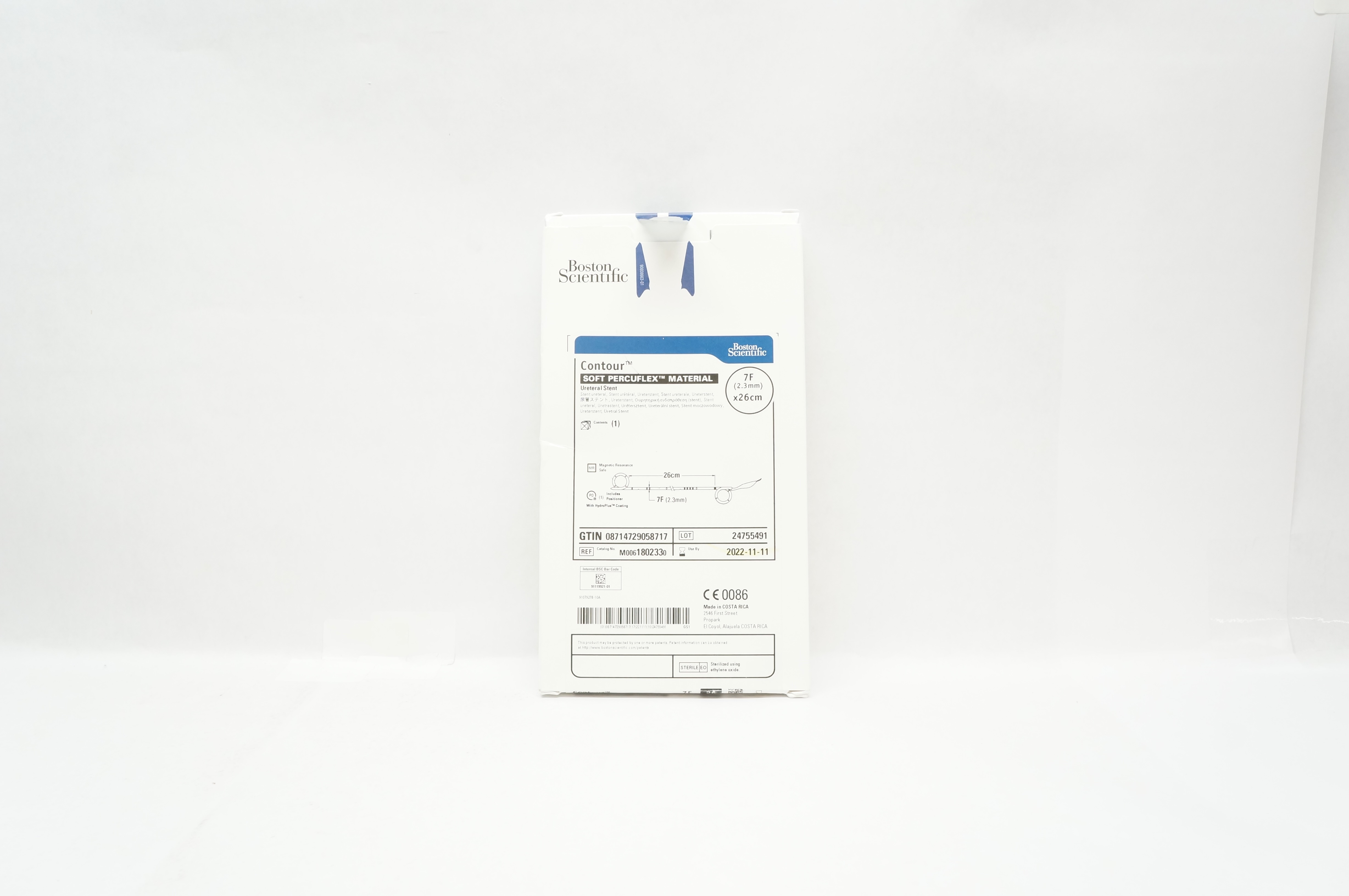 Boston Scientific M0061802330 Contour Ureteral Stnt 7F x 26cm (x)