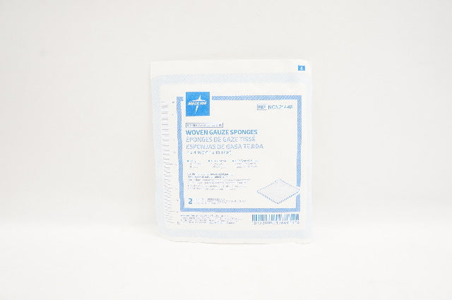 Medline NON21448 Woven Gauze Sponges, 8-Ply, 100% Cotton 4 x 4 inch - Pack of 2