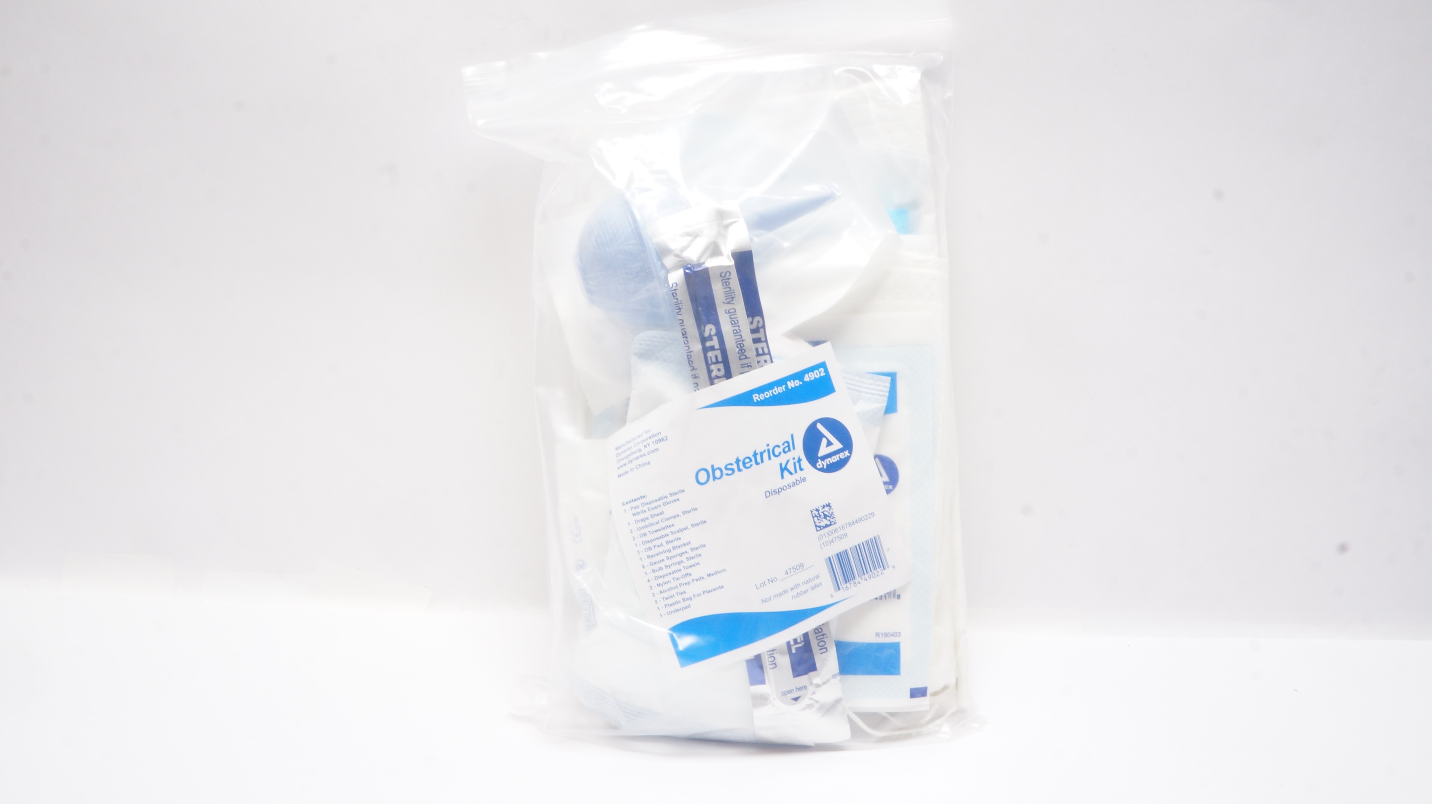 Dynarex 47509 Obstetrical Disposable Kit