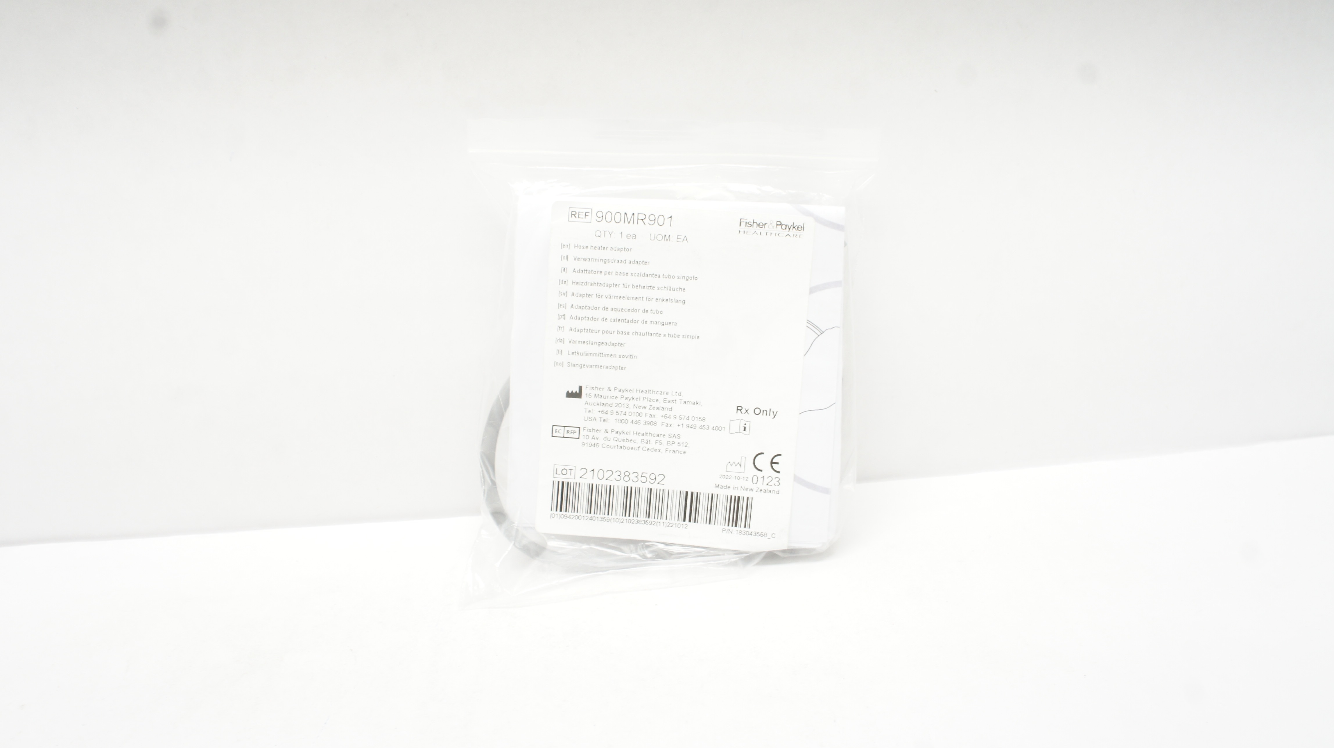 Fisher & Paykel 900MR901 Hose Heater Adaptor