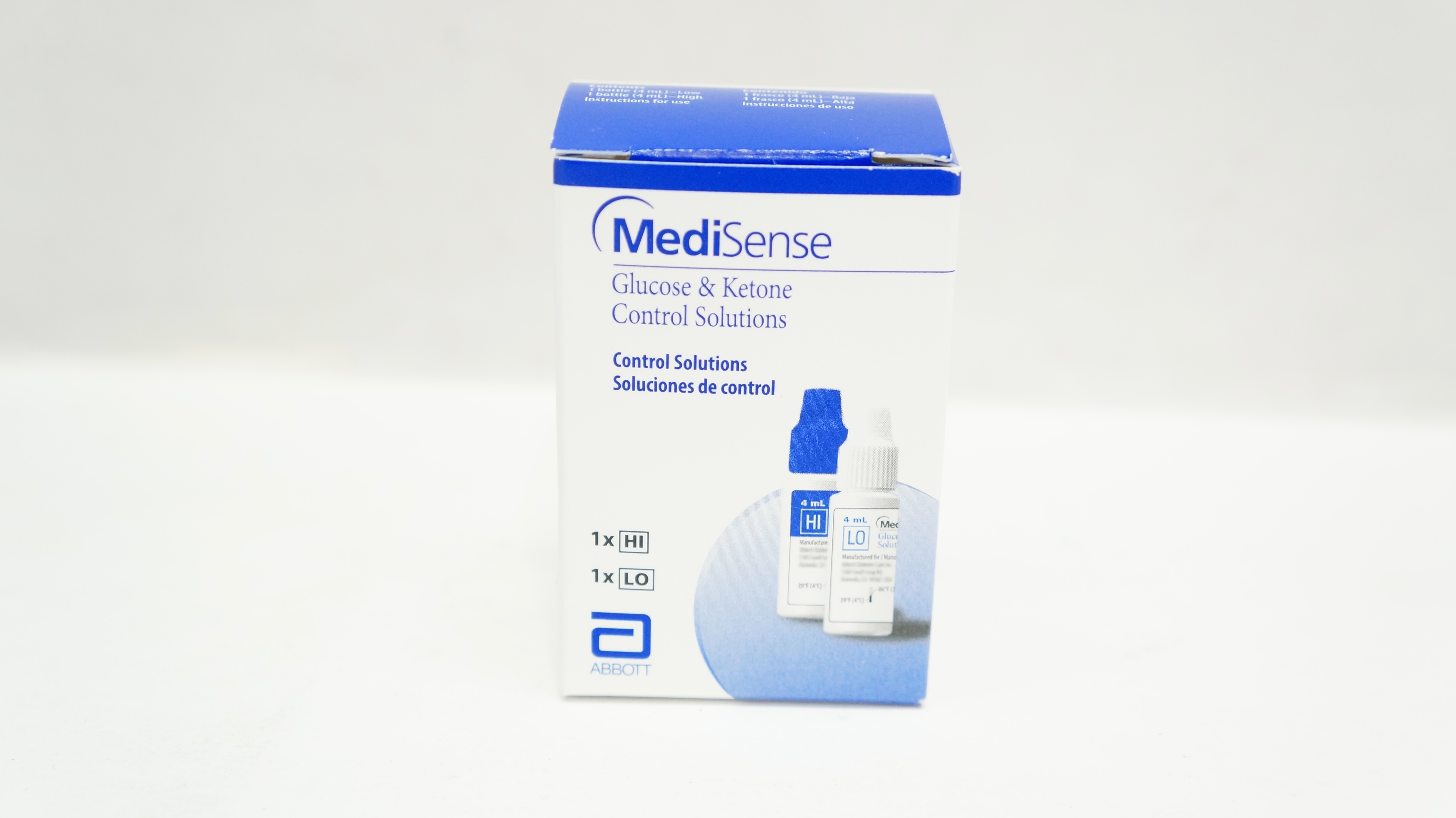 Abbott 80139-04 MediSense Glucose & Ketone Control Solutions 4mL Each