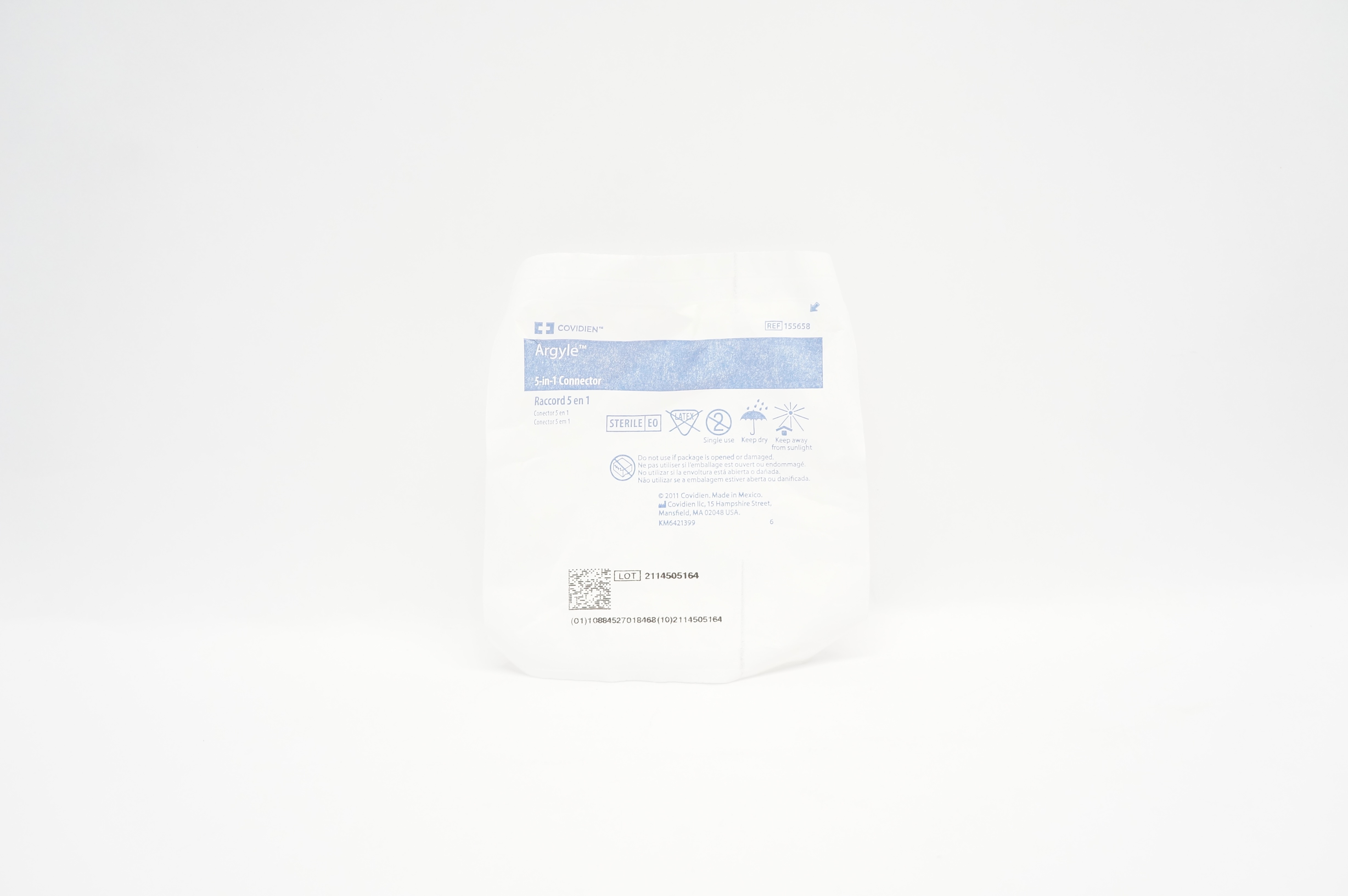 Covidien 155658 Argyle 5-in-1 Connector Sterile