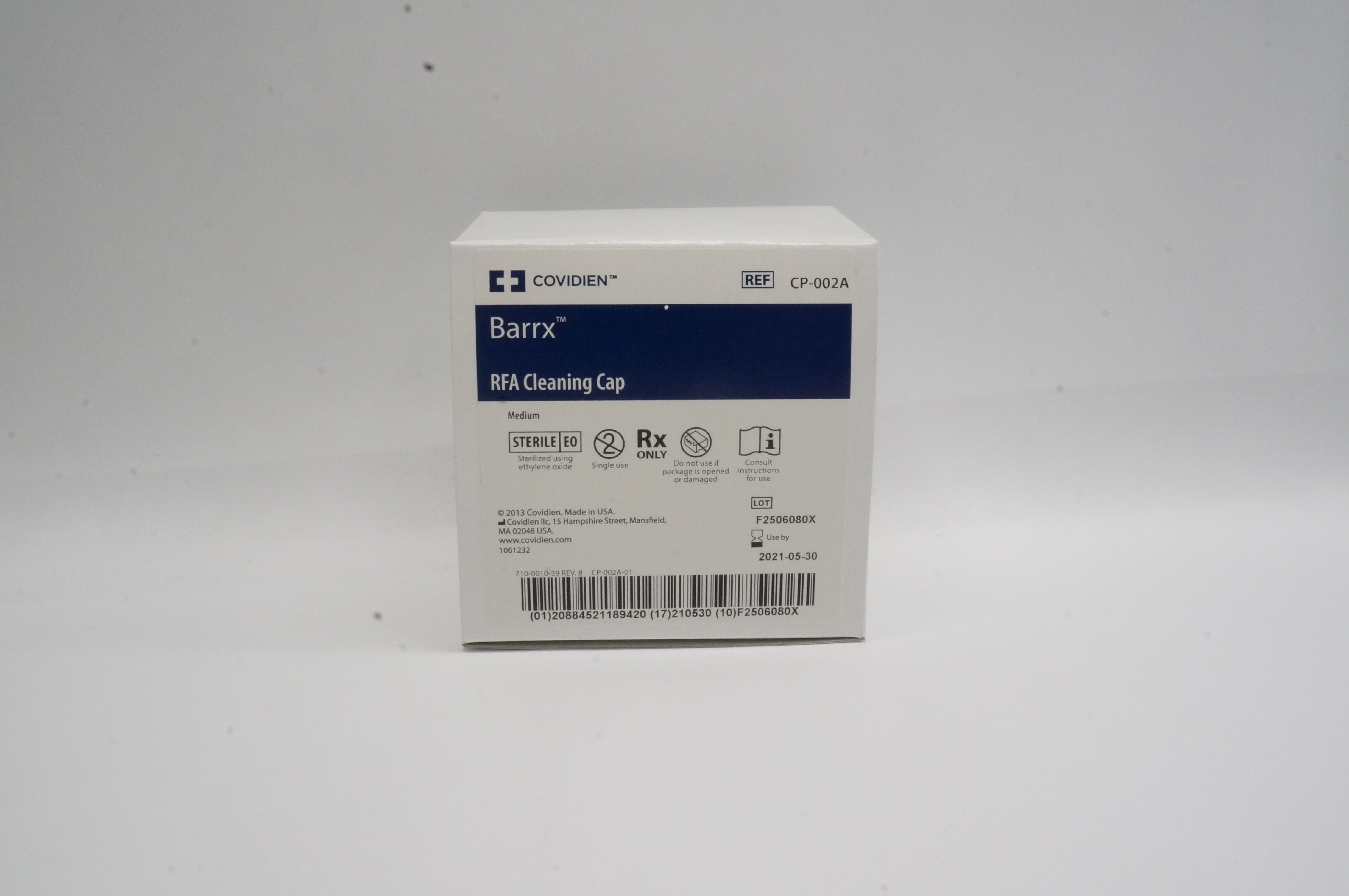 Covidien CP-002A Barrx RFA Cleaning Cap, Medium - Box of 10