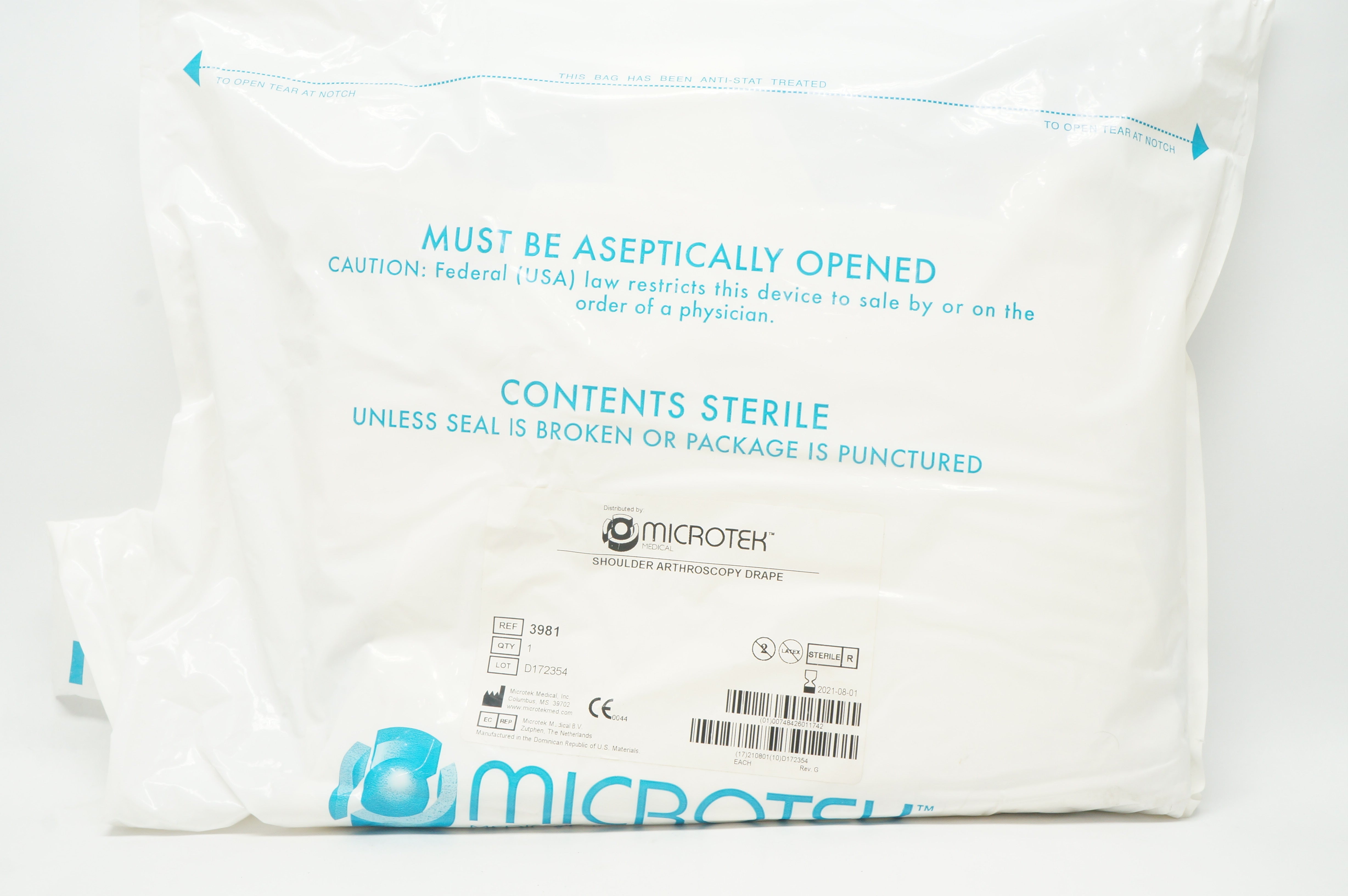 Microtek Medical 3981 Shoulder Arthroscopy Drape (x)