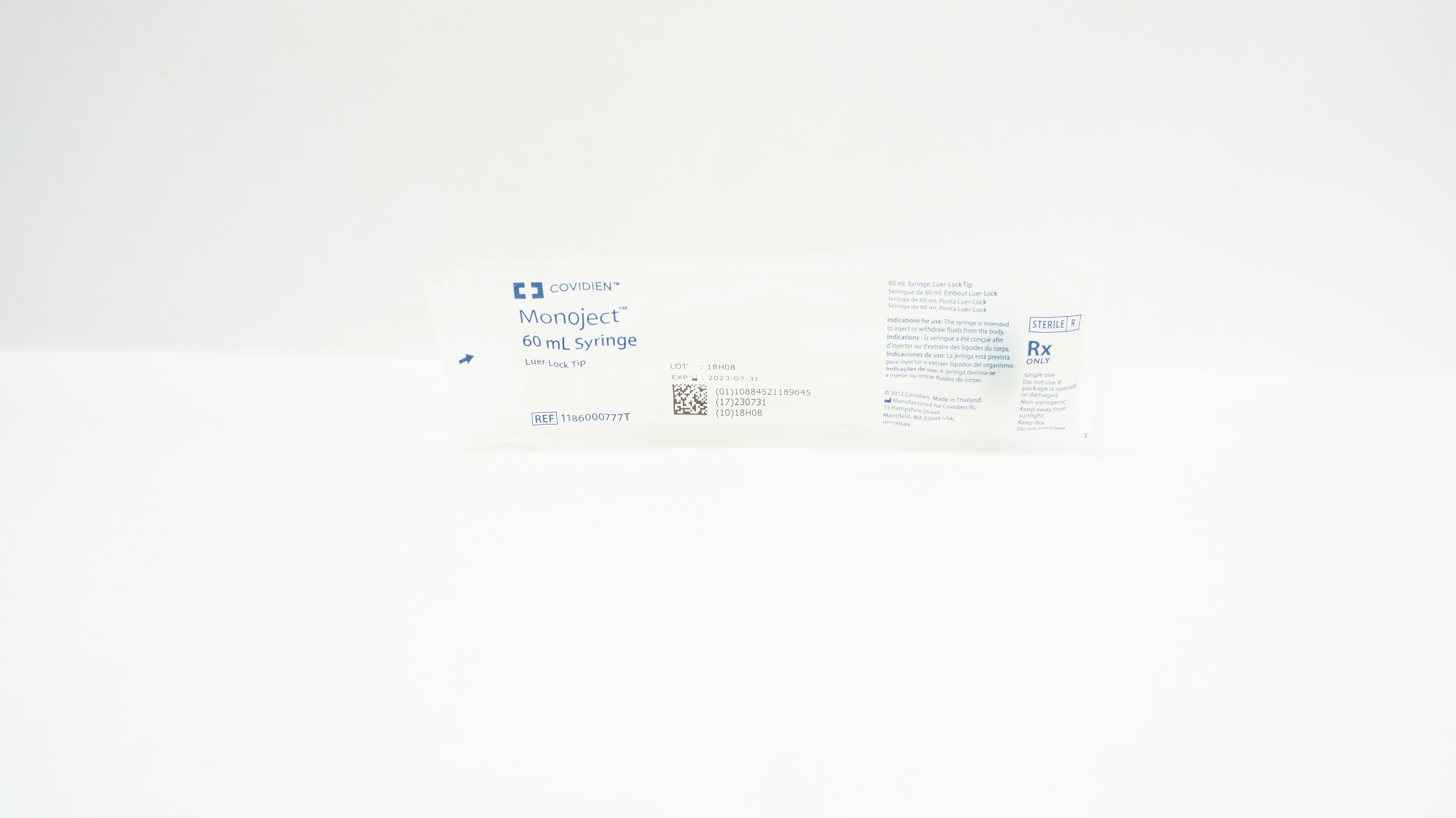 Covidien 1186000777T Monoject 60ml Syringe Luer-Lock Tip (x)