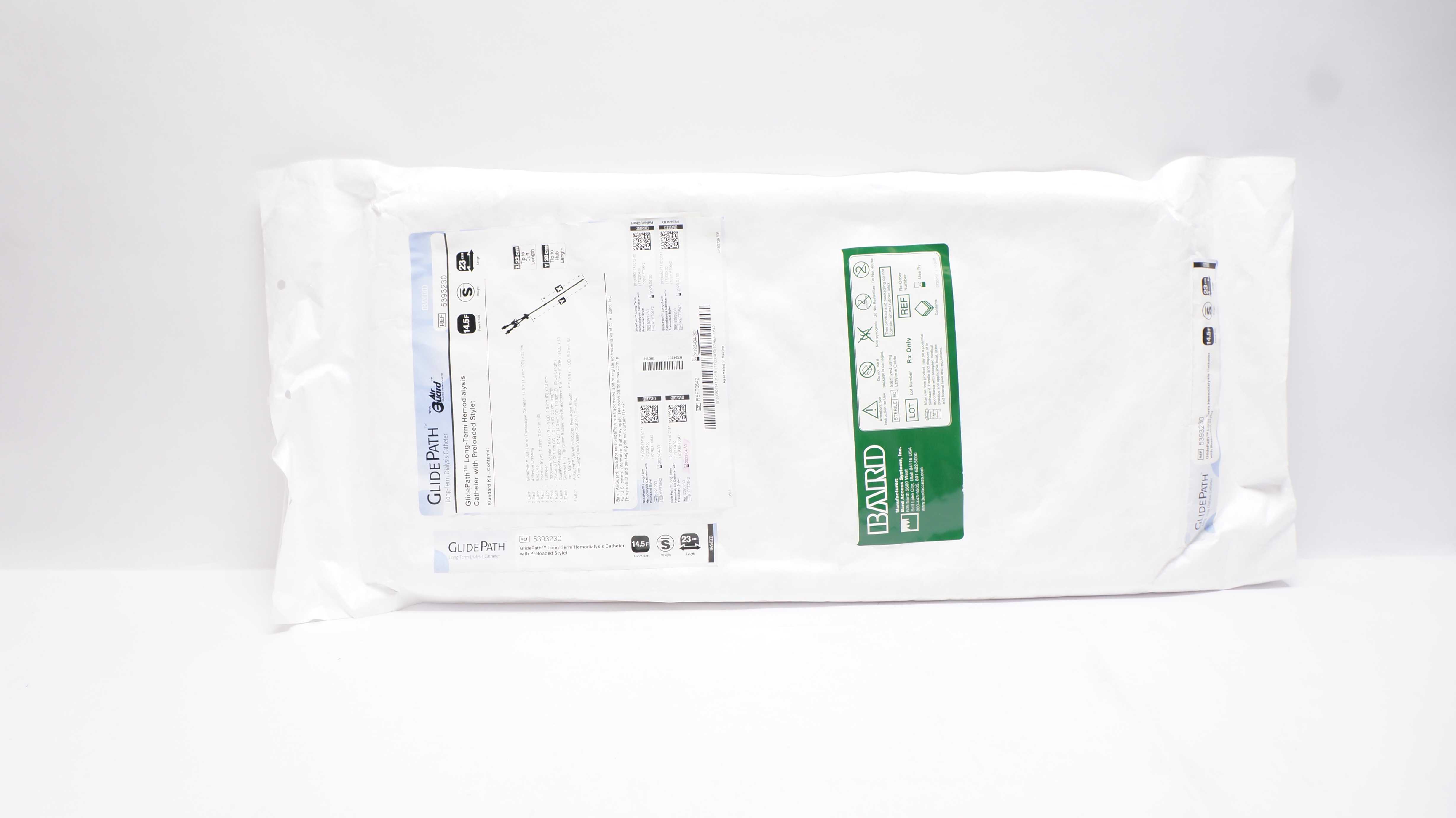 Bard 5393230 GlidePath Long-Term Hemodialysis Cath. 14.5F x 23 cm (x)