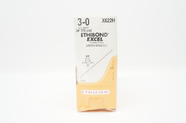 Ethicon X622H Ethibond Excel 3-0 30inch - Box of 36 (x)