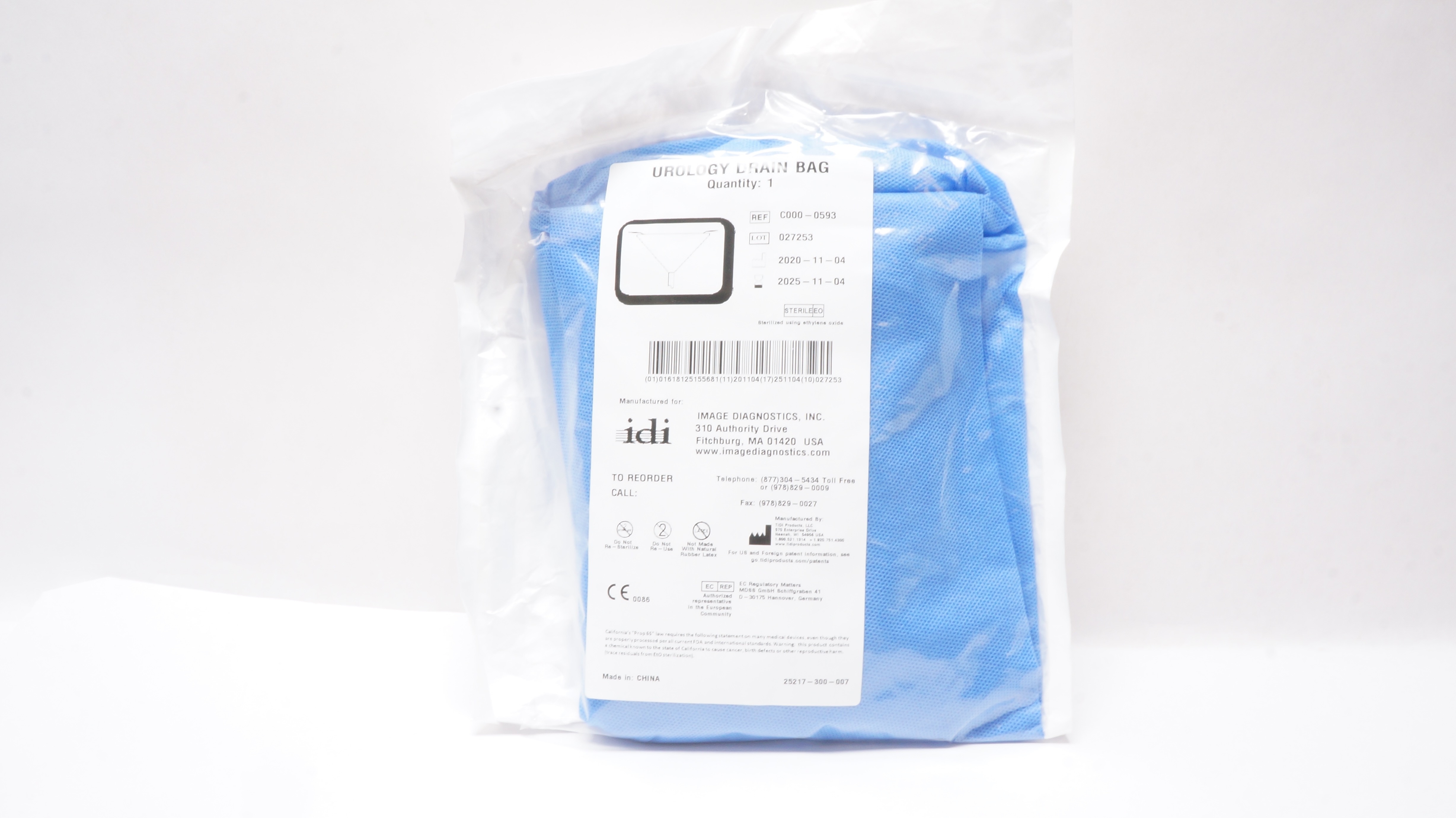 TIDI Products C000-0593 Urology Drain Bag